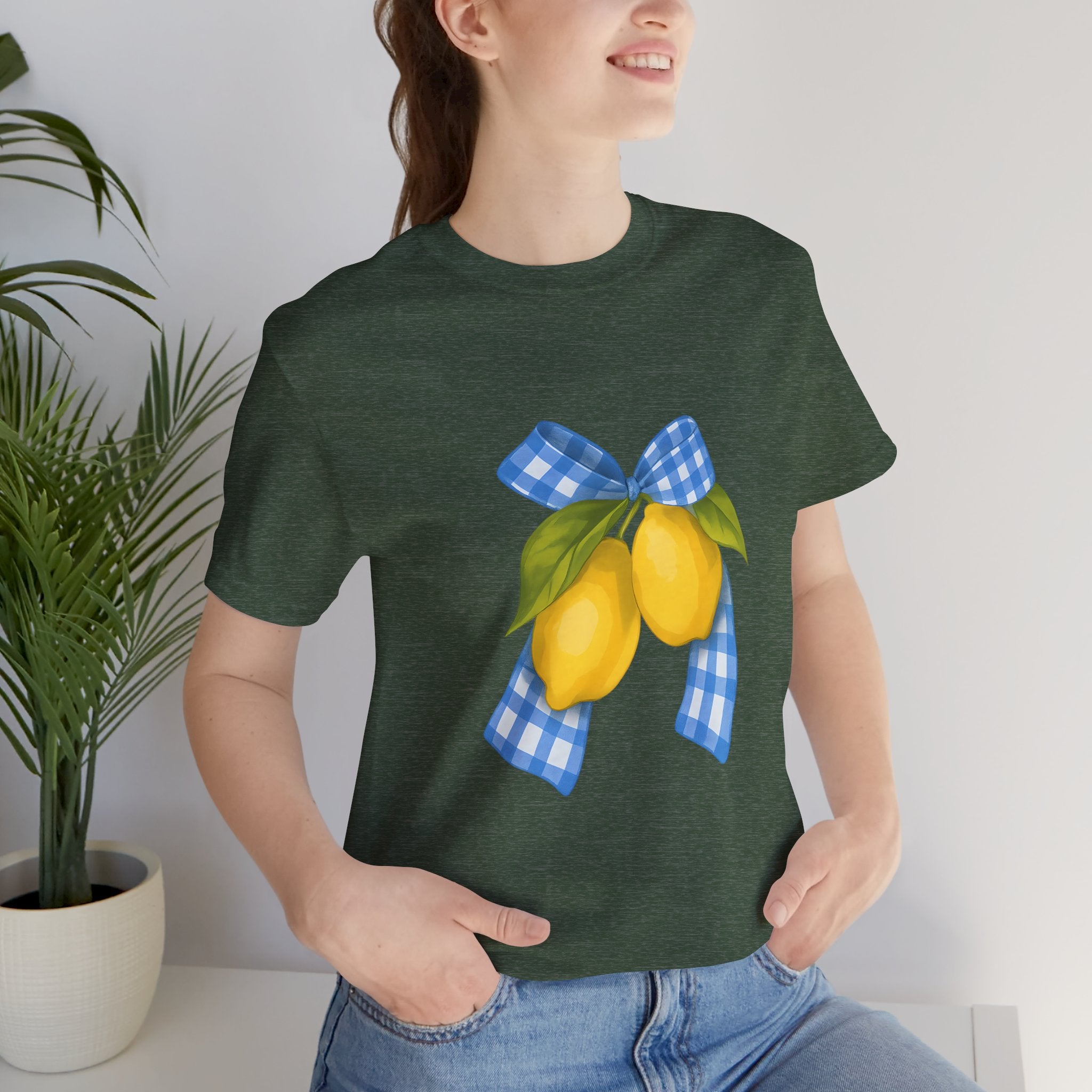 Lemon Blossom Unisex Tee - Summer Vibes, Farmhouse Style, Gifts for Her, Casual Wear, Garden Party Attire