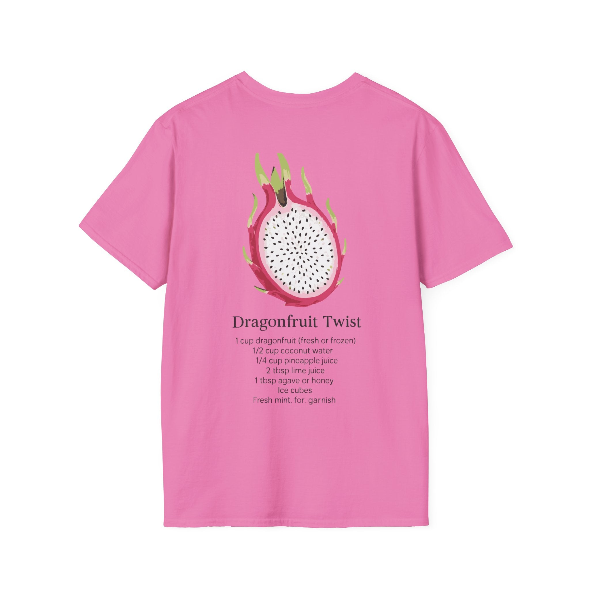 T-Shirt with Dragonfruit Design, Fun Summer Tee, Gift for Fruit Lovers, Cute Casual Wear, Vacation Outfit, Foodie Fashion