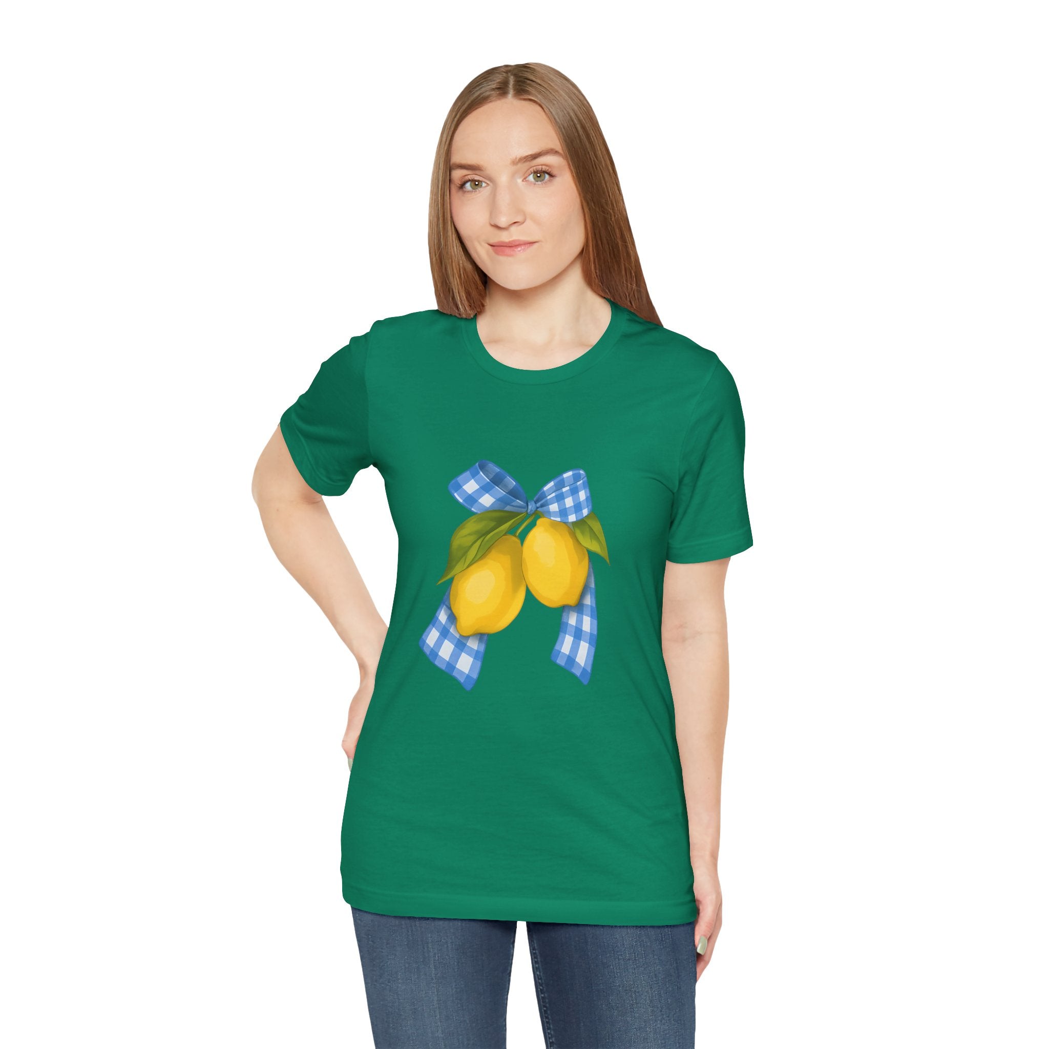 Lemon Blossom Unisex Tee - Summer Vibes, Farmhouse Style, Gifts for Her, Casual Wear, Garden Party Attire