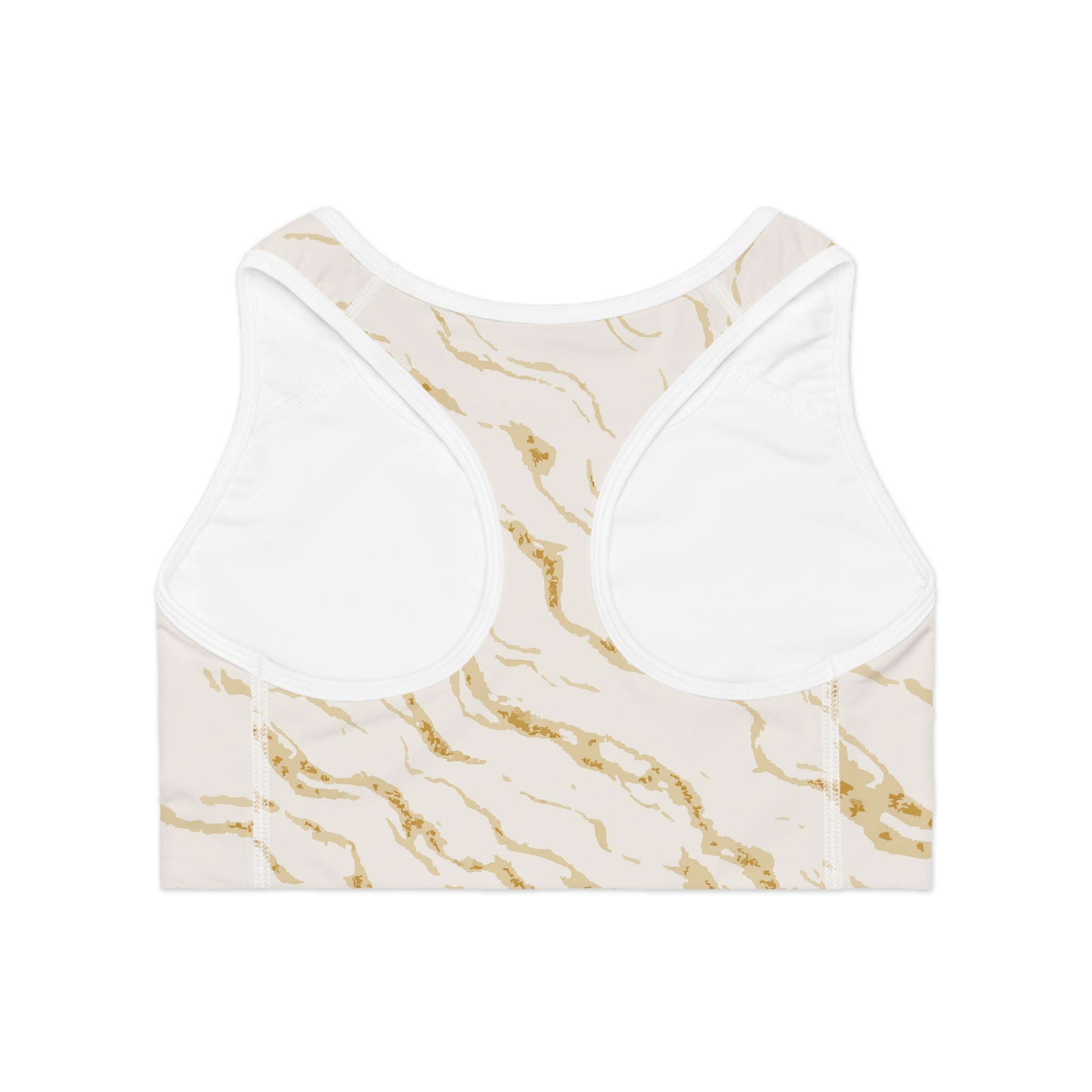 Elegant Marble Sports Bra, Stylish Workout Top, Fitness Apparel, Unique Activewear, Gift for Athletes, Trendy Gym Wear