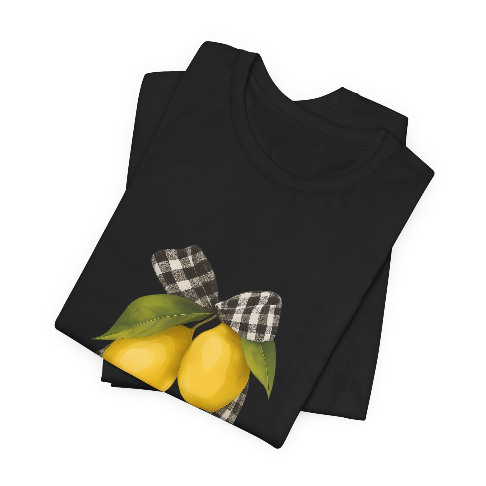 Lemon Print Unisex Tee - Perfect for Summer Parties, Gifts, Everyday wear, Festivals, and Home Decor