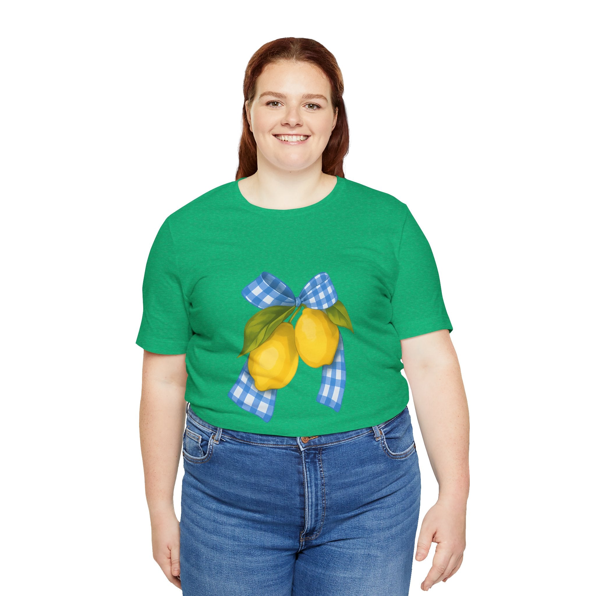 Lemon Blossom Unisex Tee - Summer Vibes, Farmhouse Style, Gifts for Her, Casual Wear, Garden Party Attire