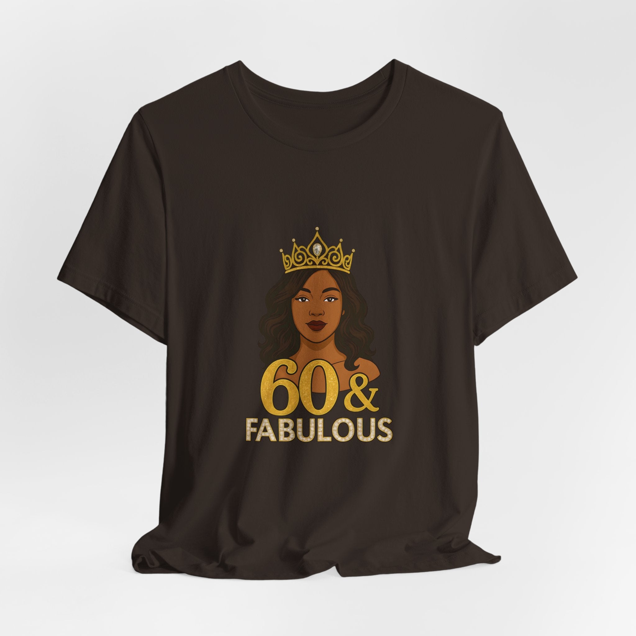 60 & Fabulous Unisex Tee, Birthday Gift Tee, Women's Celebration Shirt, Fun Milestone Birthday Apparel, Perfect for 60th Birthday Party