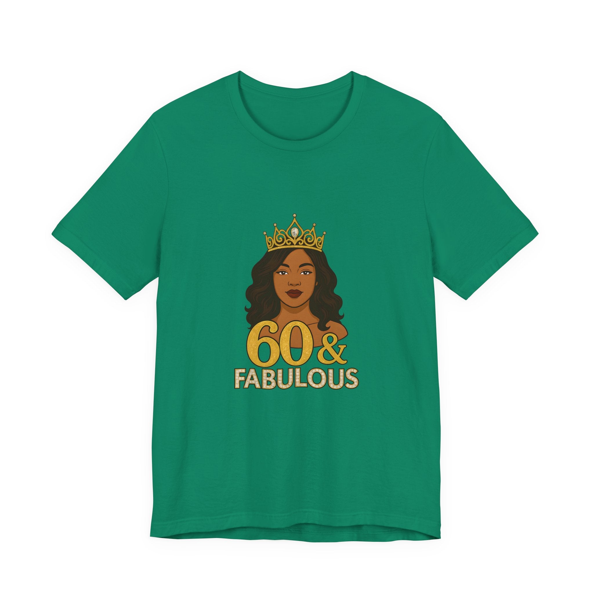 60 & Fabulous Unisex Tee, Birthday Gift Tee, Women's Celebration Shirt, Fun Milestone Birthday Apparel, Perfect for 60th Birthday Party