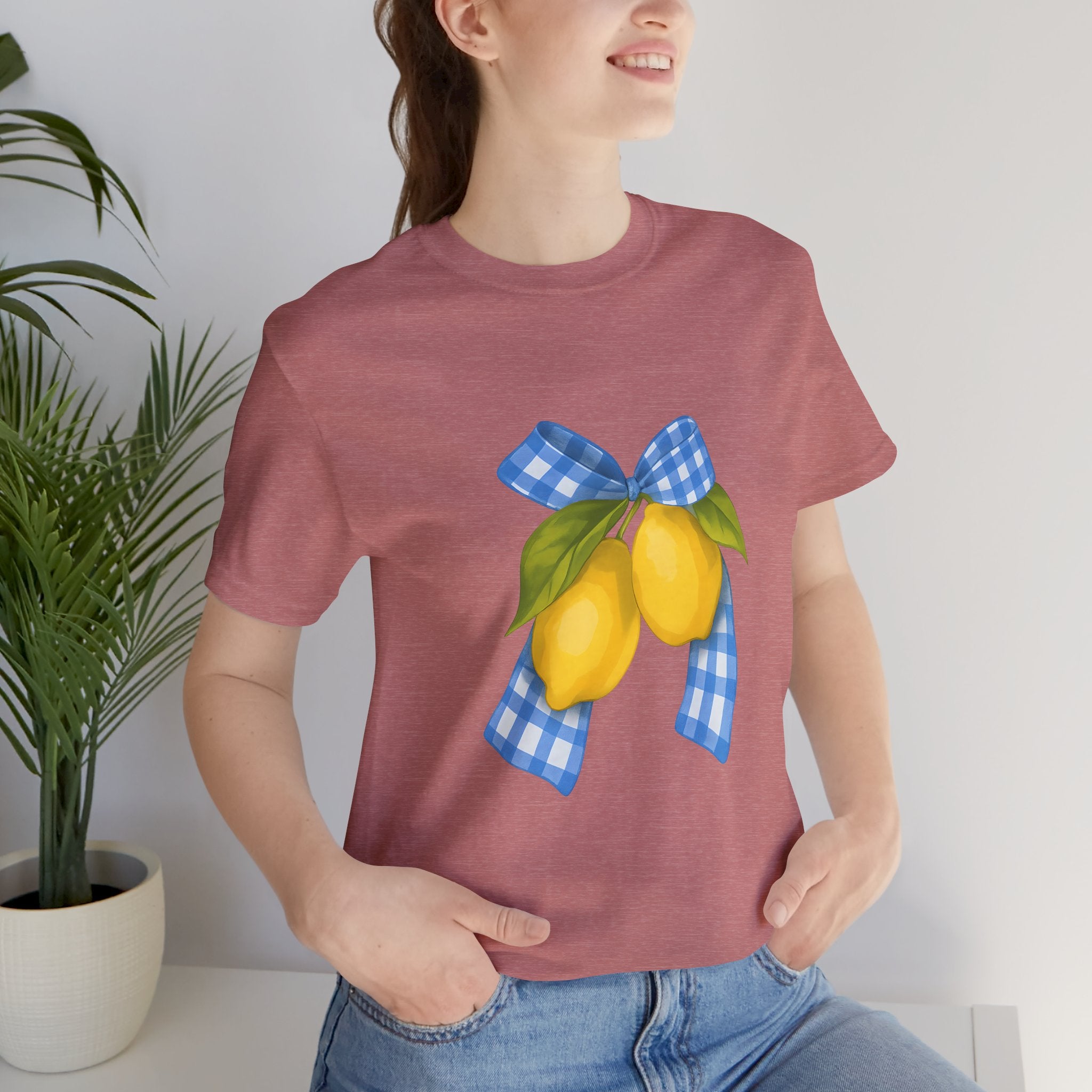Lemon Blossom Unisex Tee - Summer Vibes, Farmhouse Style, Gifts for Her, Casual Wear, Garden Party Attire