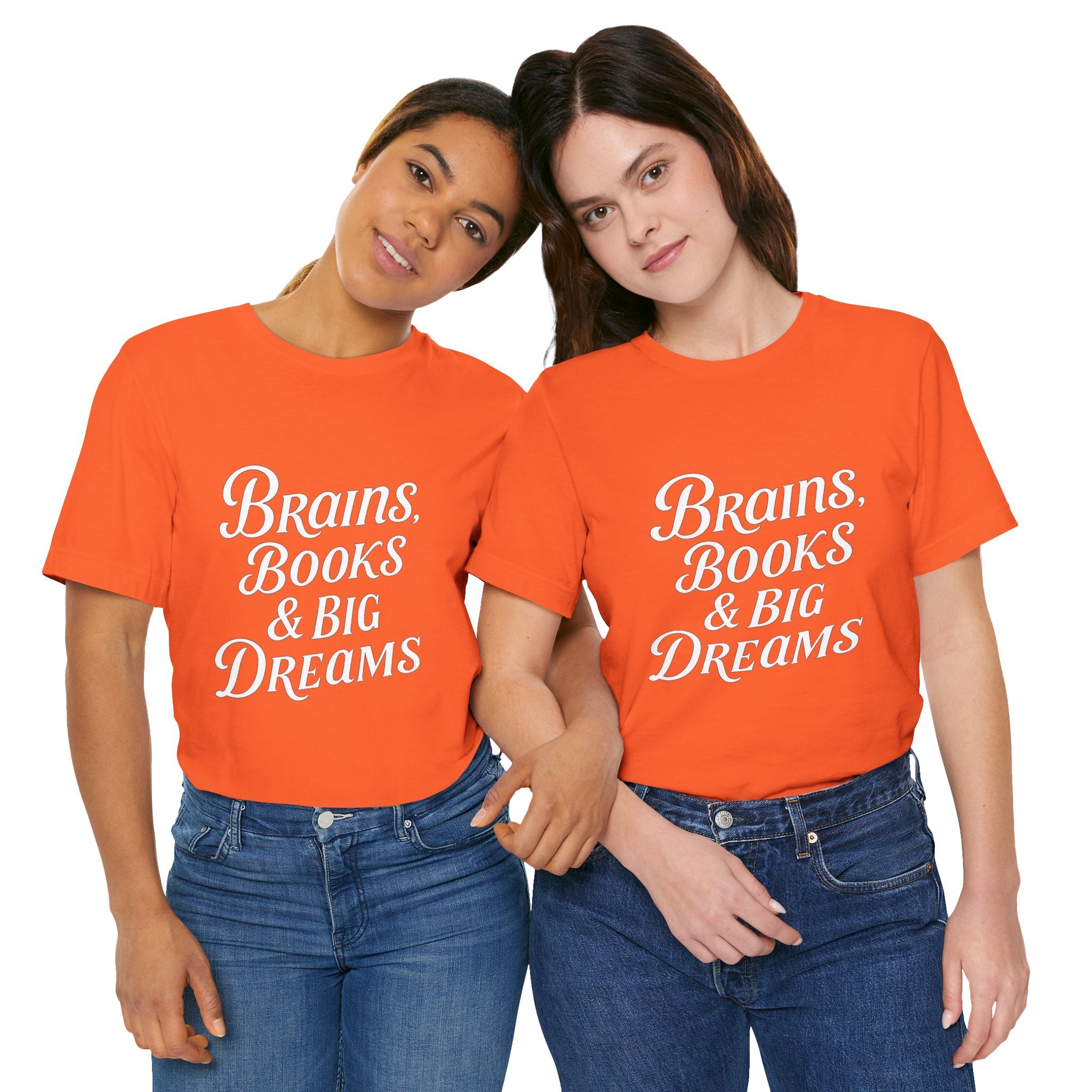 Brainiac Tee, Book Lover Shirt, Big Dreams T-Shirt, Unisex Graphic Top, Intellectual Clothing
