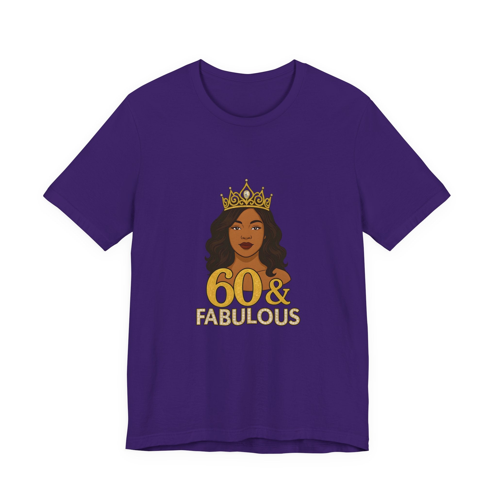 60 & Fabulous Unisex Tee, Birthday Gift Tee, Women's Celebration Shirt, Fun Milestone Birthday Apparel, Perfect for 60th Birthday Party