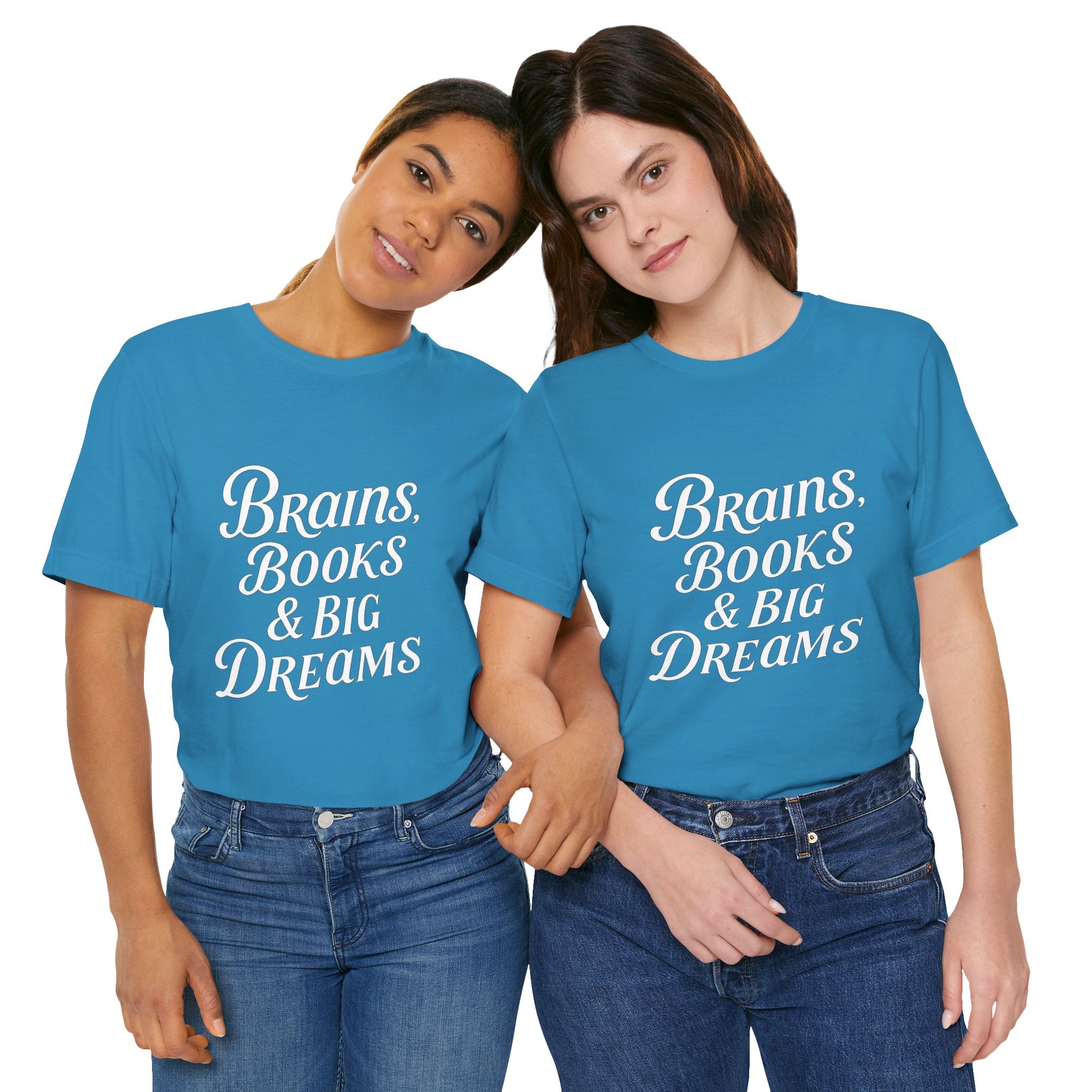 Brainiac Tee, Book Lover Shirt, Big Dreams T-Shirt, Unisex Graphic Top, Intellectual Clothing