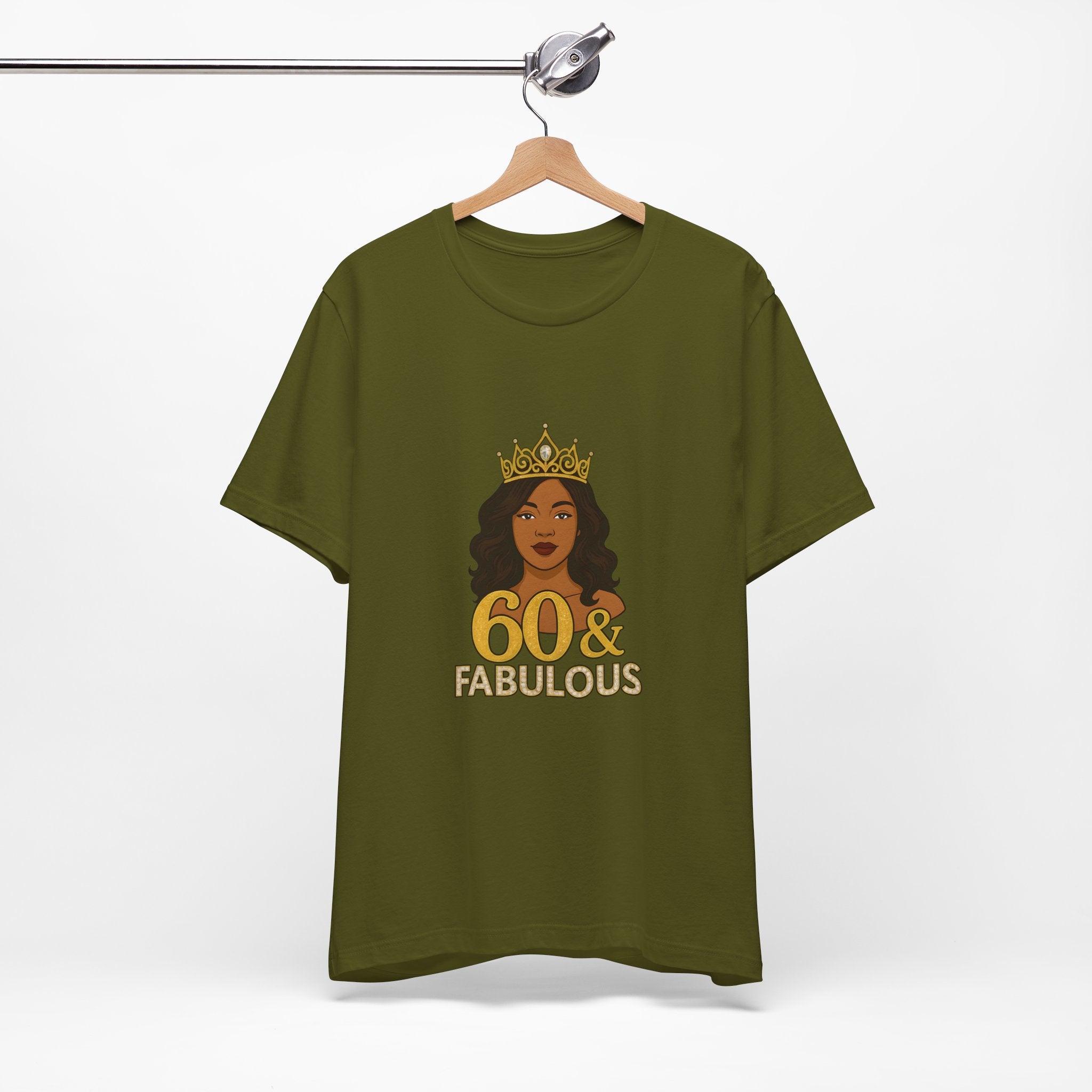 60 & Fabulous Unisex Tee, Birthday Gift Tee, Women's Celebration Shirt, Fun Milestone Birthday Apparel, Perfect for 60th Birthday Party