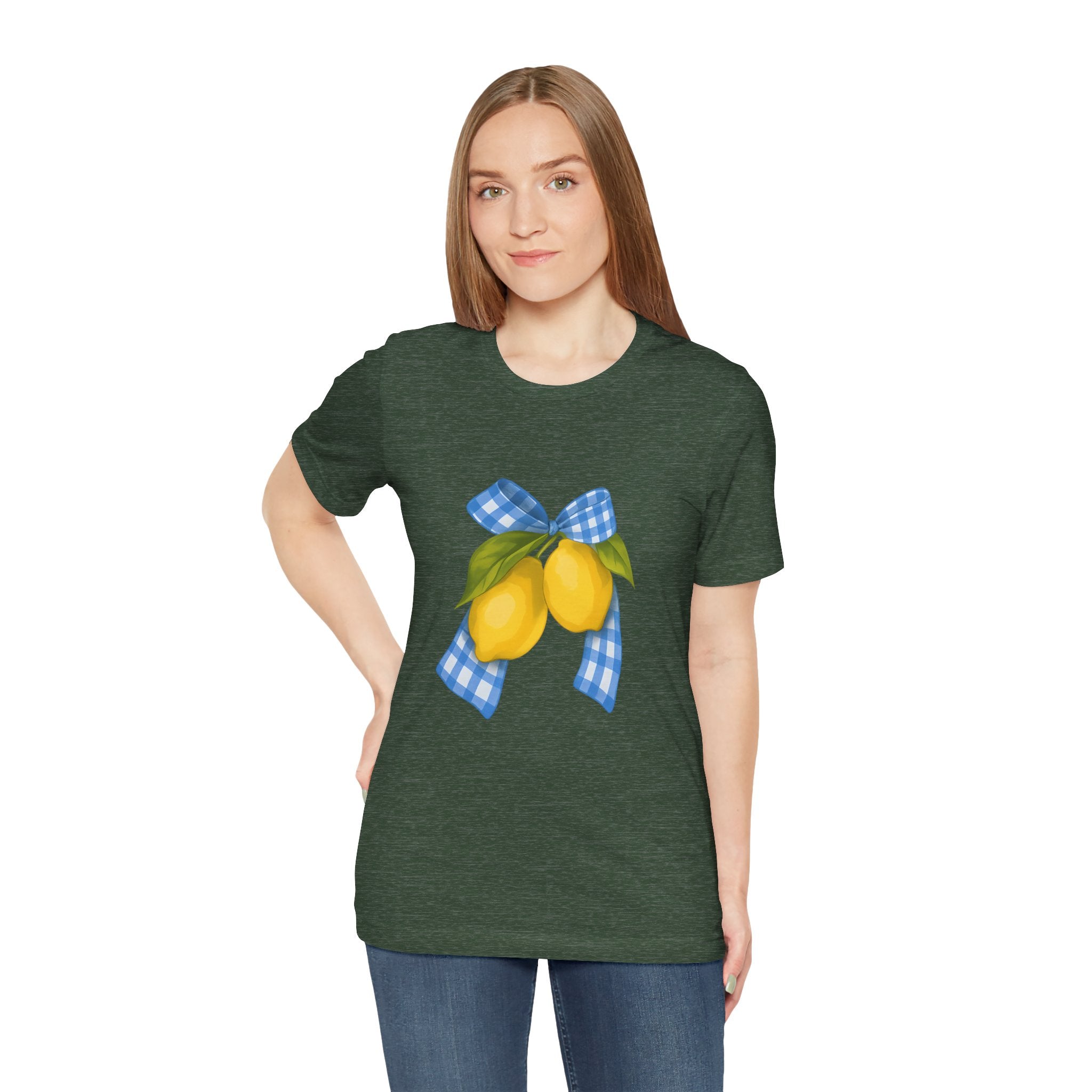 Lemon Blossom Unisex Tee - Summer Vibes, Farmhouse Style, Gifts for Her, Casual Wear, Garden Party Attire