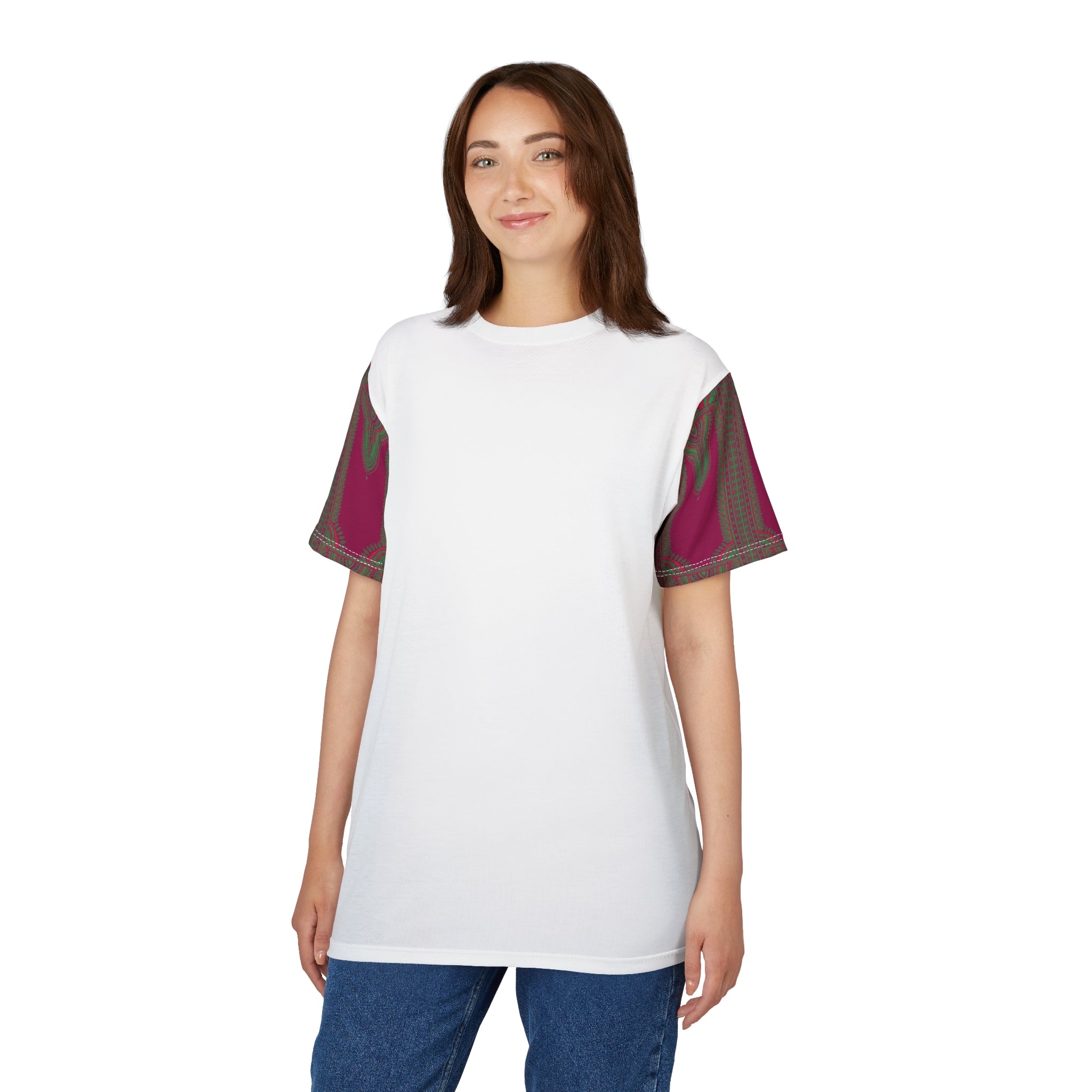 Ankara Sleeves Unisex Tee