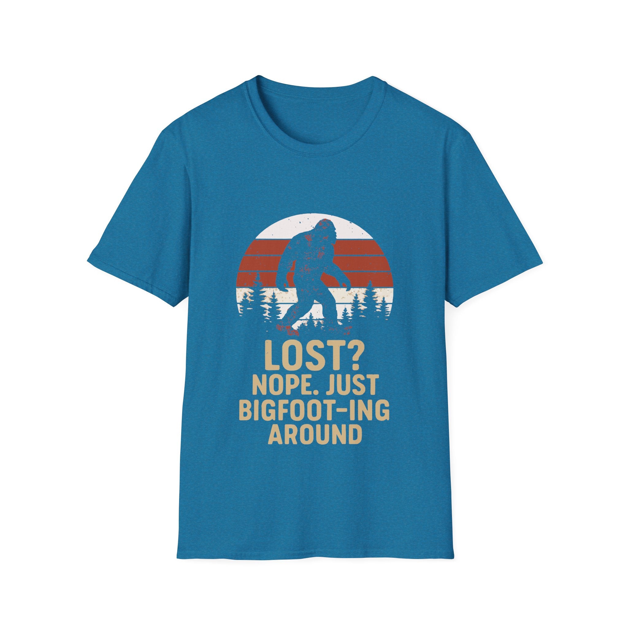 Bigfoot Adventure T-Shirt - Fun Unisex Tee for Nature Lovers, Casual Wear, Gift for Outdoorsy Friends, Hiking Gear, Unique Apparel