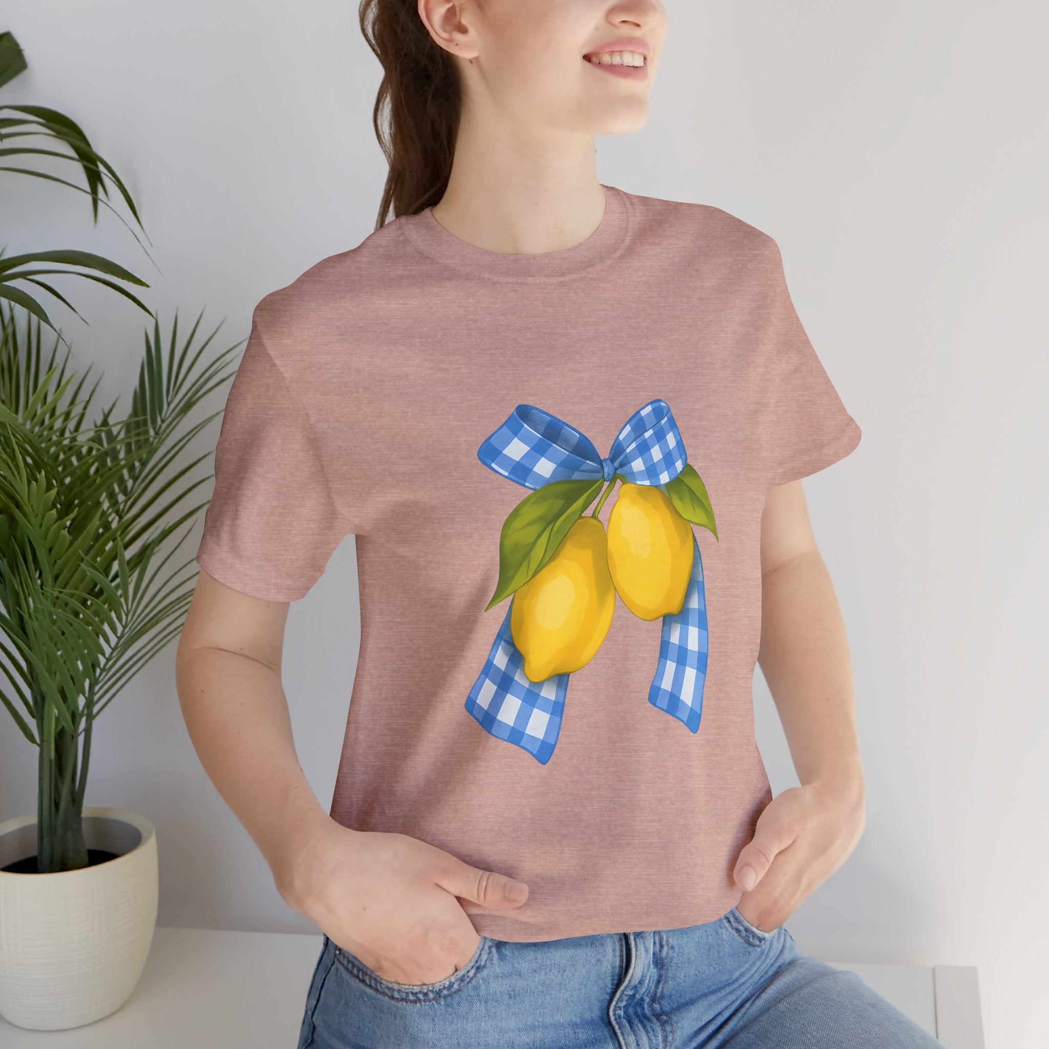 Lemon Blossom Unisex Tee - Summer Vibes, Farmhouse Style, Gifts for Her, Casual Wear, Garden Party Attire