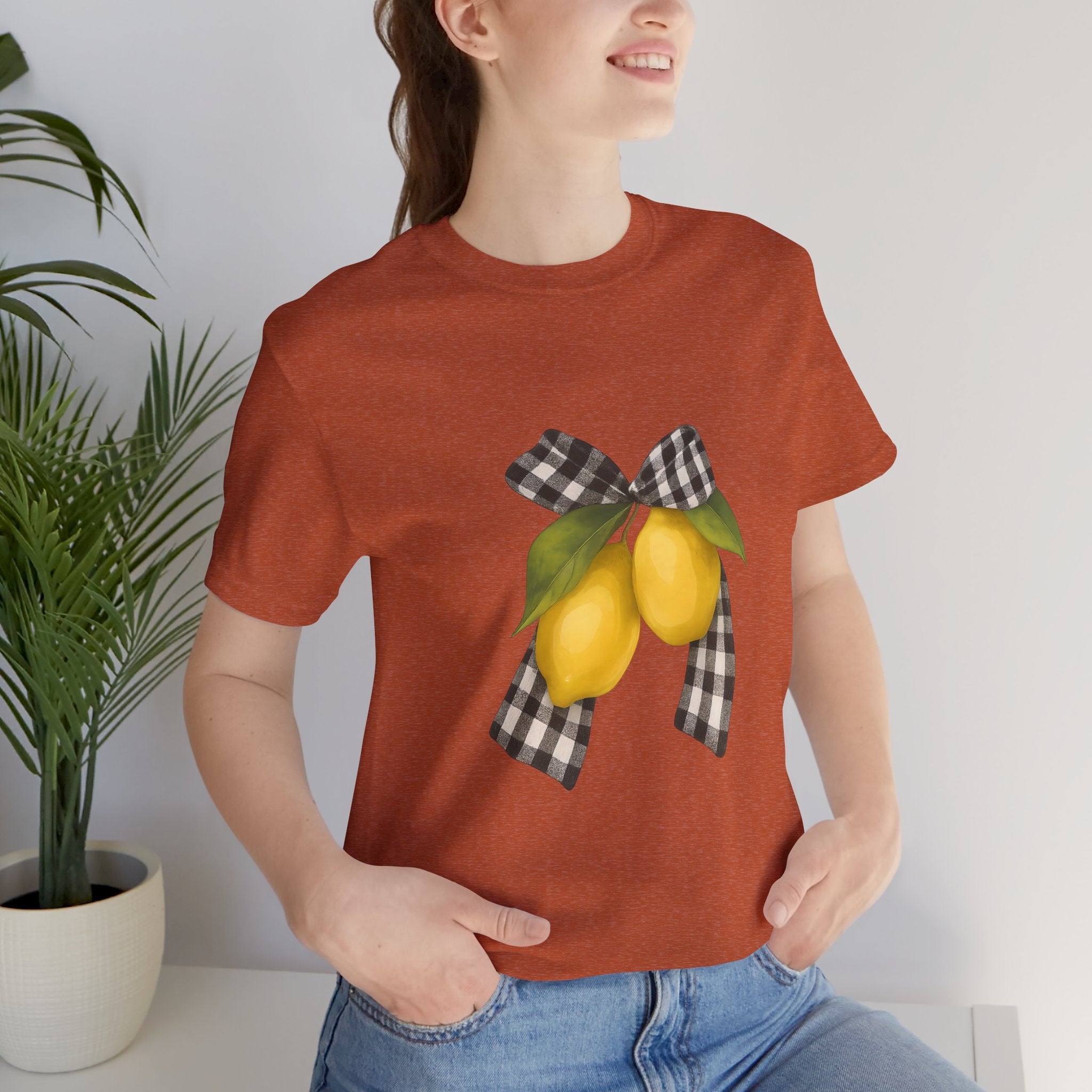 Lemon Print Unisex Tee - Perfect for Summer Parties, Gifts, Everyday wear, Festivals, and Home Decor