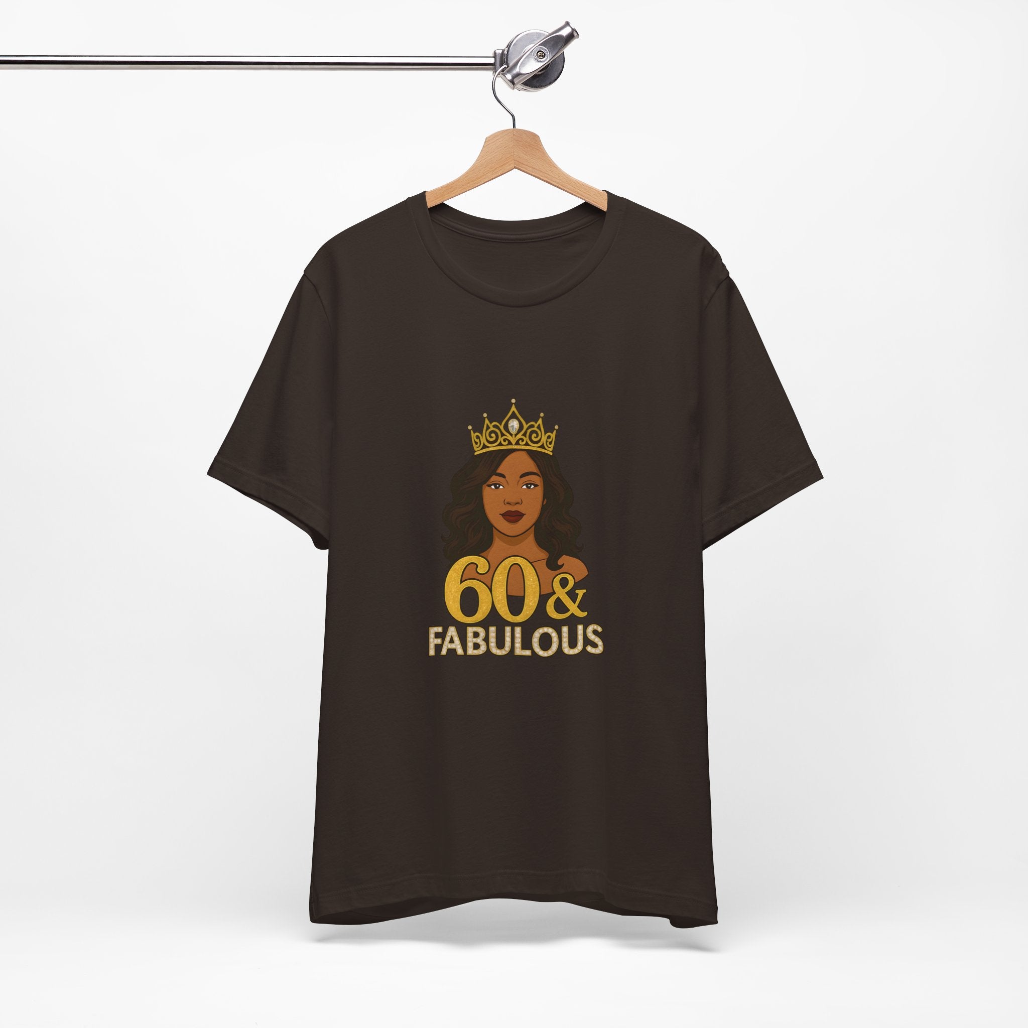 60 & Fabulous Unisex Tee, Birthday Gift Tee, Women's Celebration Shirt, Fun Milestone Birthday Apparel, Perfect for 60th Birthday Party