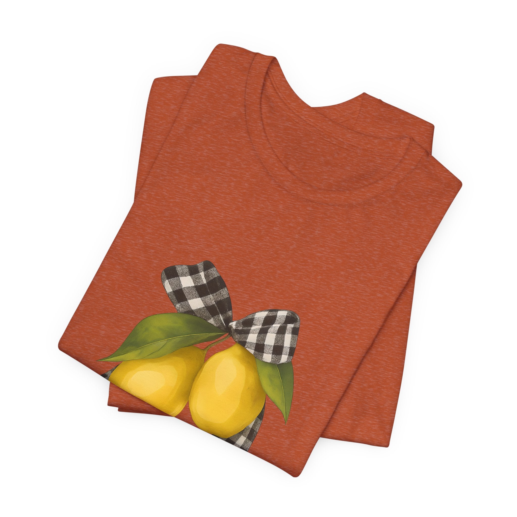 Lemon Print Unisex Tee - Perfect for Summer Parties, Gifts, Everyday wear, Festivals, and Home Decor