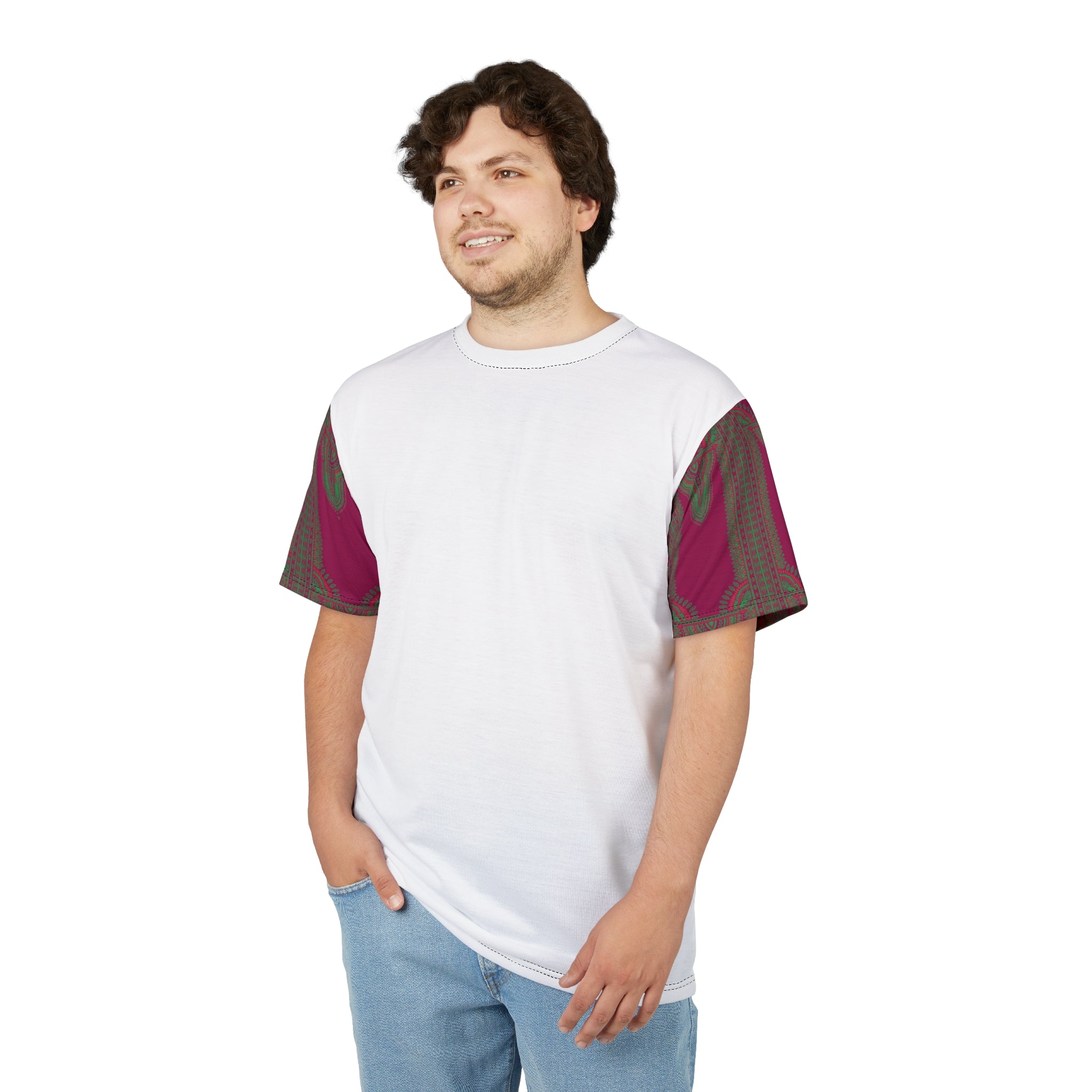 Ankara Sleeves Unisex Tee