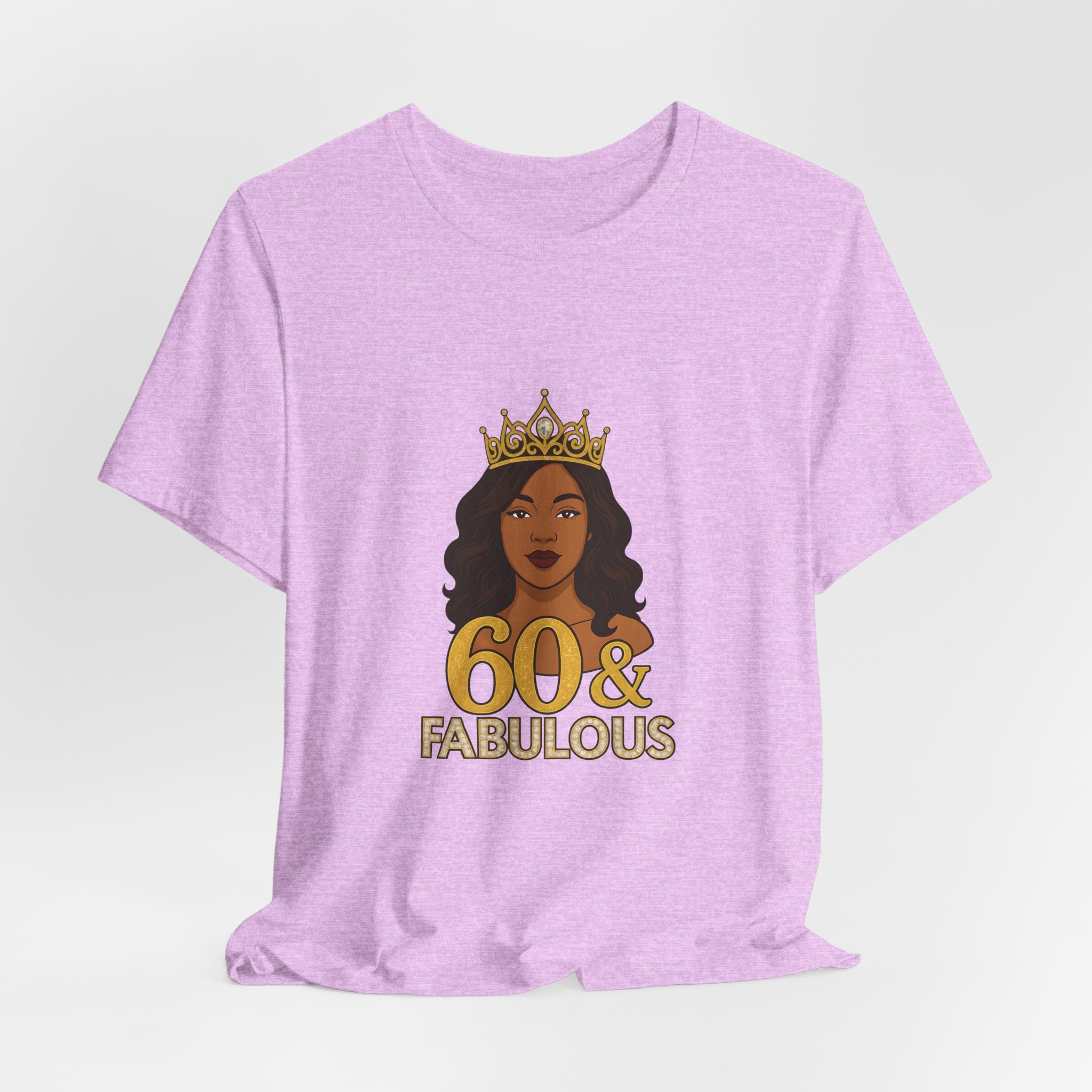 60 & Fabulous Unisex Tee, Birthday Gift Tee, Women's Celebration Shirt, Fun Milestone Birthday Apparel, Perfect for 60th Birthday Party