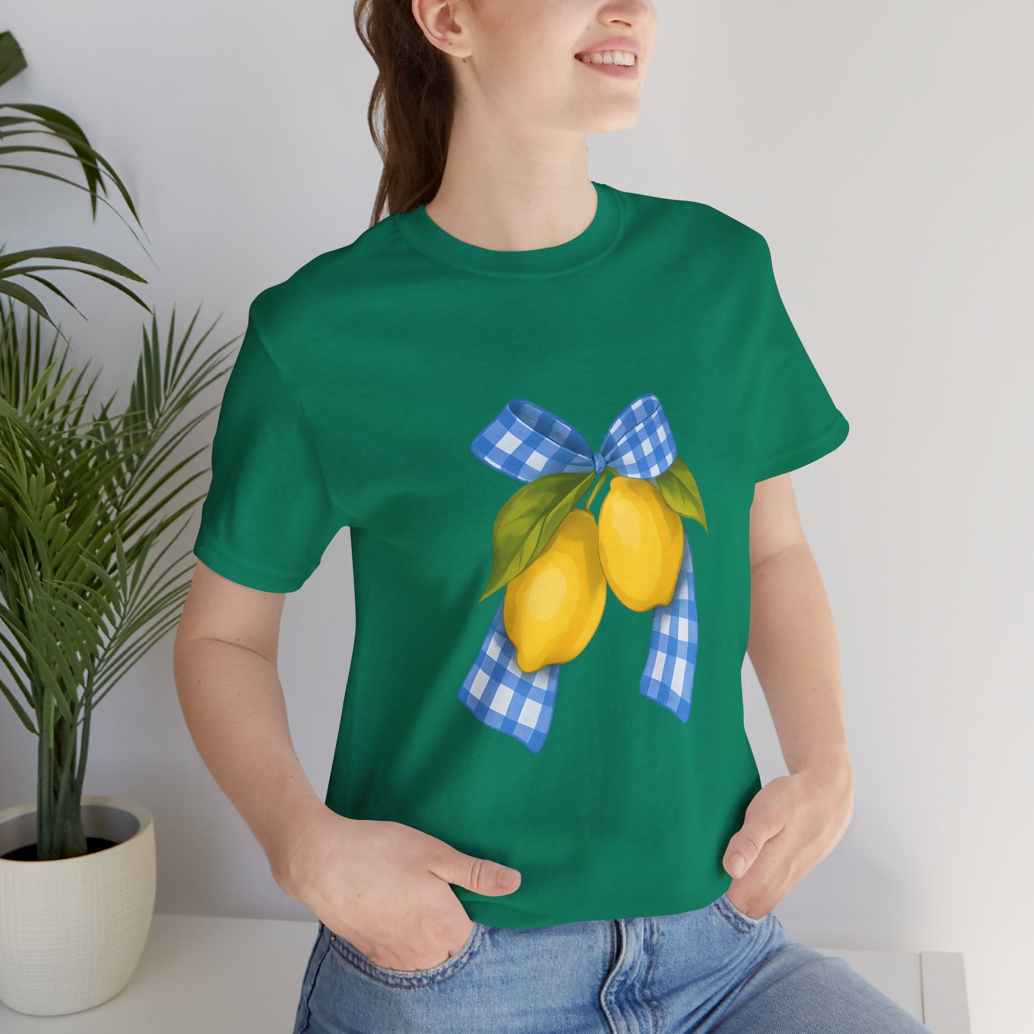Lemon Blossom Unisex Tee - Summer Vibes, Farmhouse Style, Gifts for Her, Casual Wear, Garden Party Attire