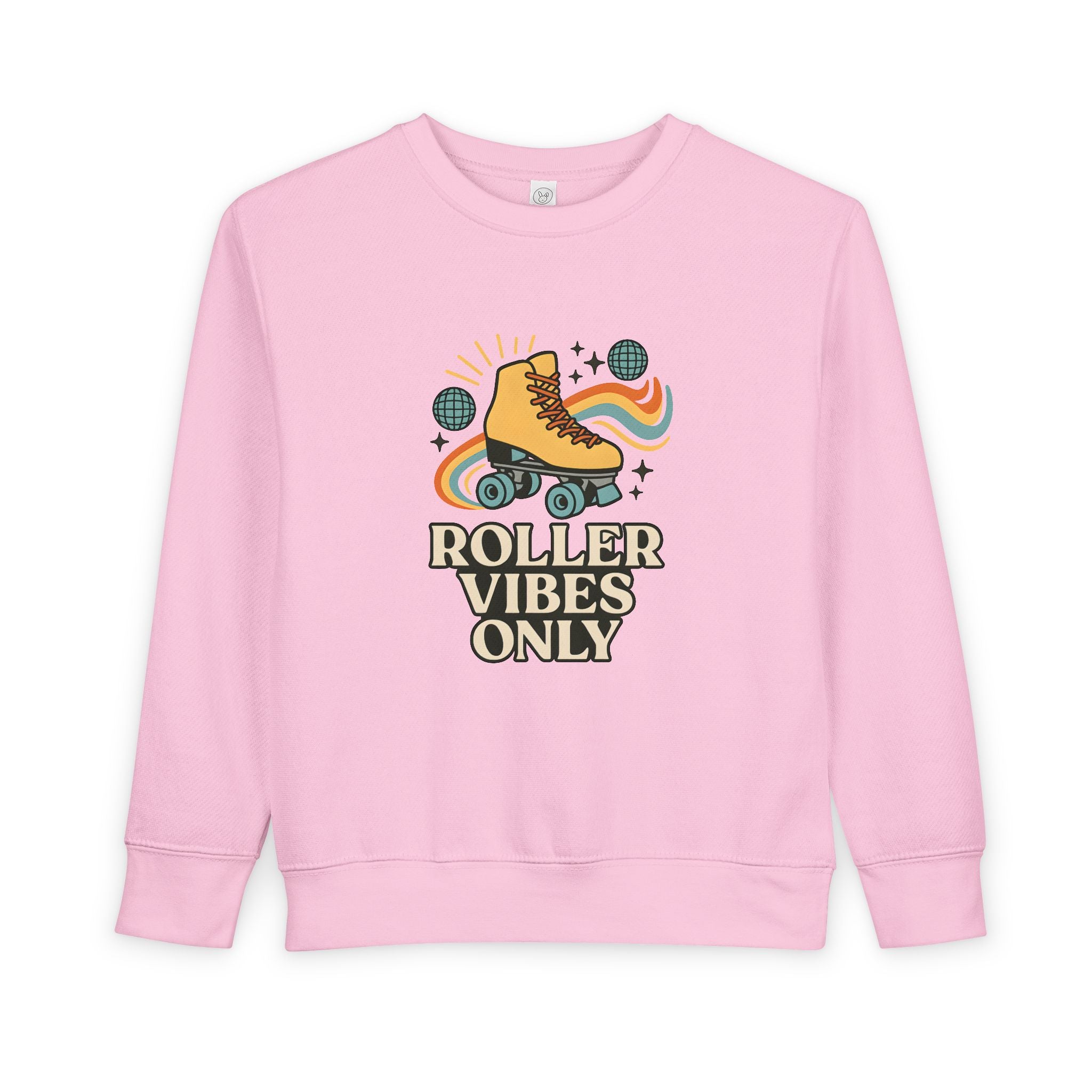 Toddler Roller Skating Sweatshirt, Cozy Toddler Hoodie, Skate Vibes Gift, Trendy Kids Apparel, Retro Roller Rink Style