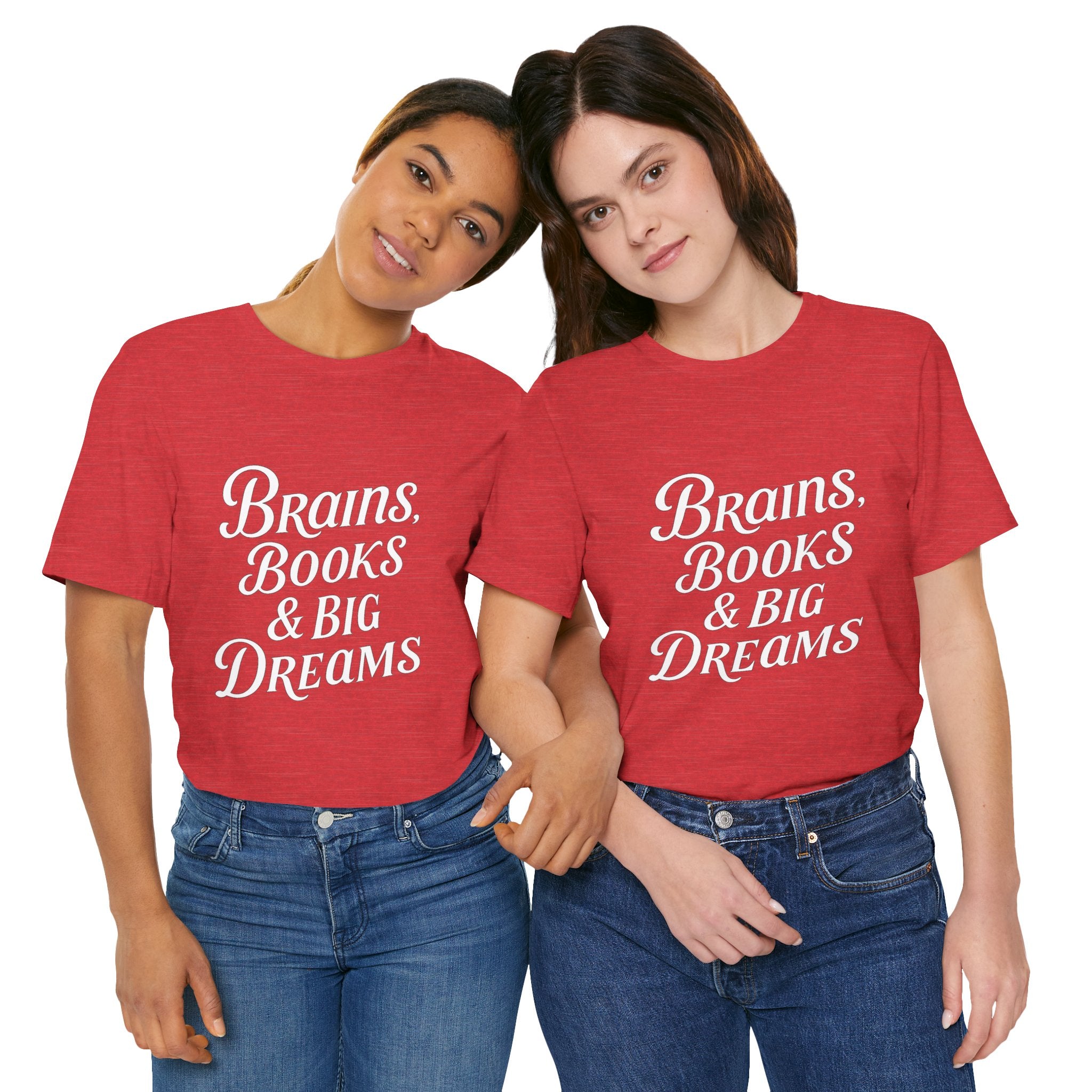 Brainiac Tee, Book Lover Shirt, Big Dreams T-Shirt, Unisex Graphic Top, Intellectual Clothing