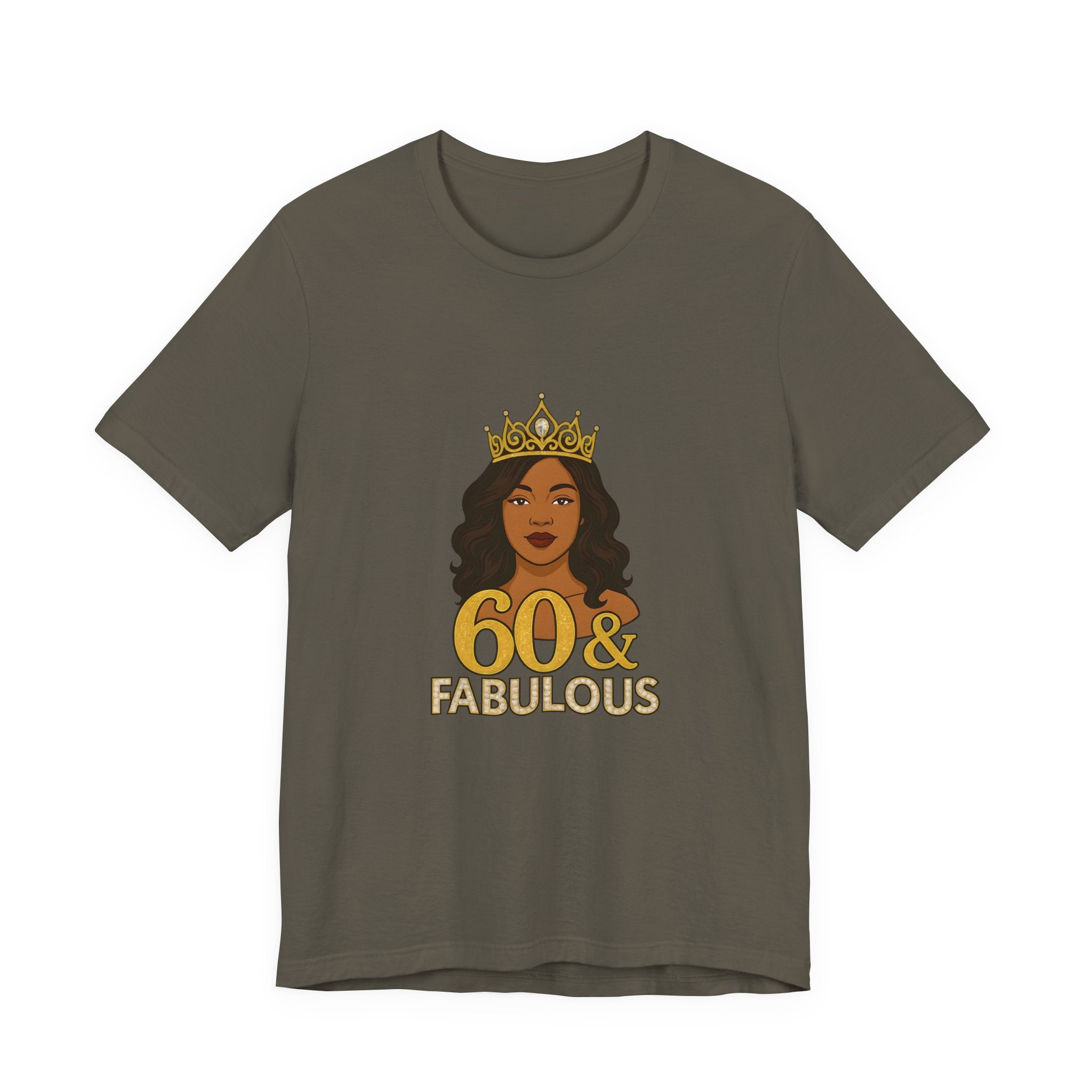 60 & Fabulous Unisex Tee, Birthday Gift Tee, Women's Celebration Shirt, Fun Milestone Birthday Apparel, Perfect for 60th Birthday Party
