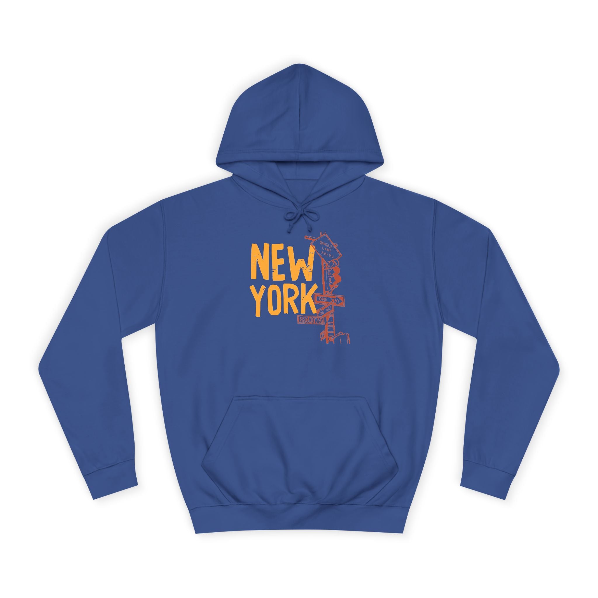New York College Hoodie, Unisex Casual Sweatshirt, Urban Apparel, Gift for Students, Perfect for College Life, Travel Outfit