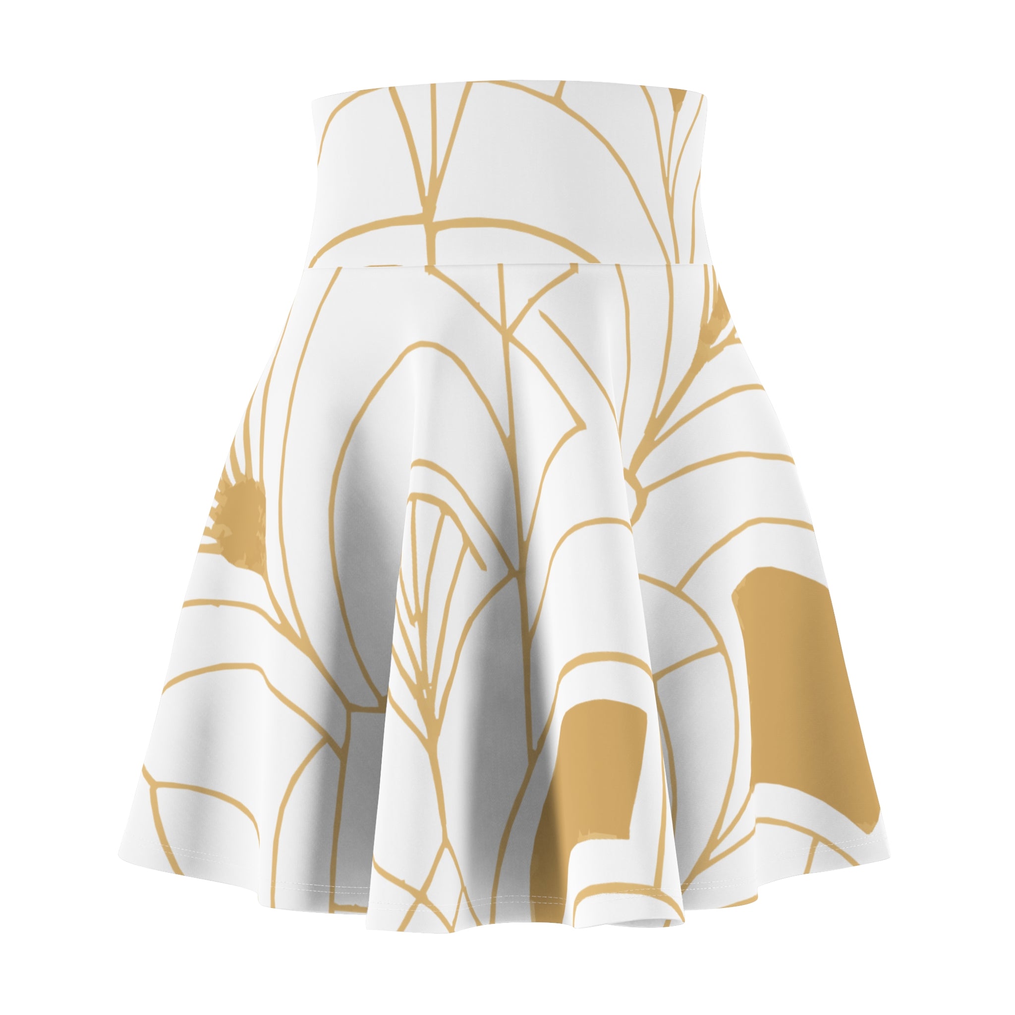 Women's Geometric Skater Skirt (AOP)