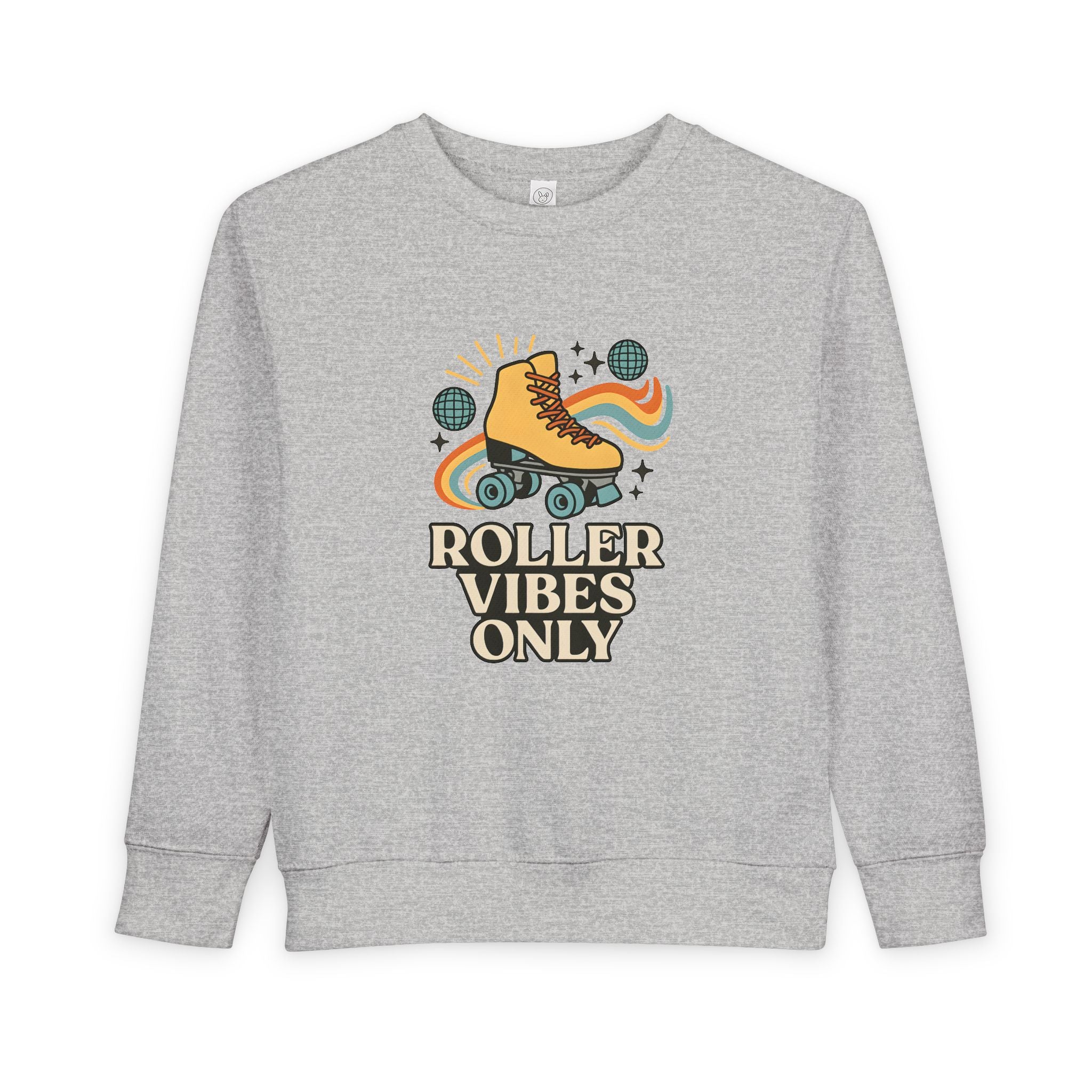 Toddler Roller Skating Sweatshirt, Cozy Toddler Hoodie, Skate Vibes Gift, Trendy Kids Apparel, Retro Roller Rink Style
