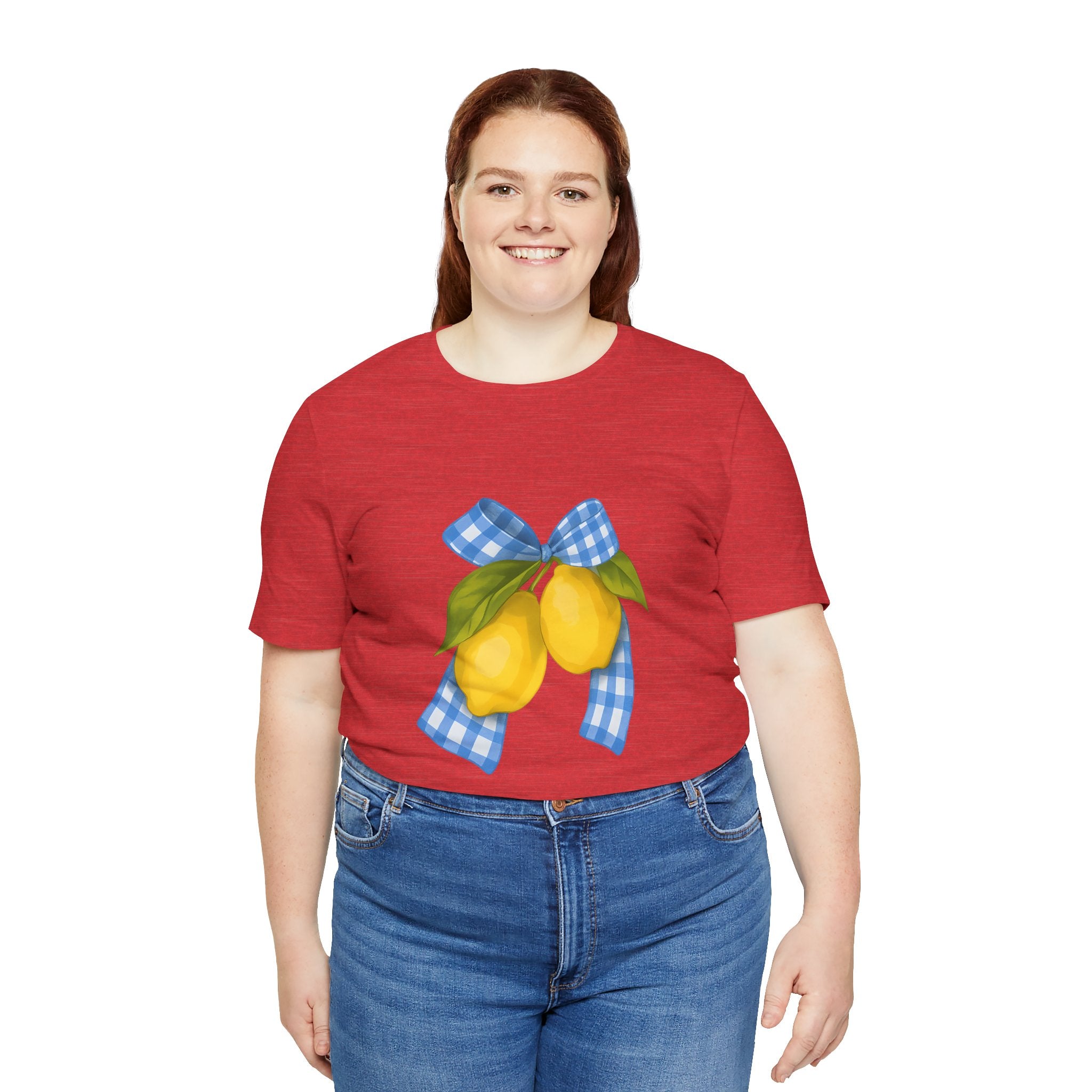 Lemon Blossom Unisex Tee - Summer Vibes, Farmhouse Style, Gifts for Her, Casual Wear, Garden Party Attire