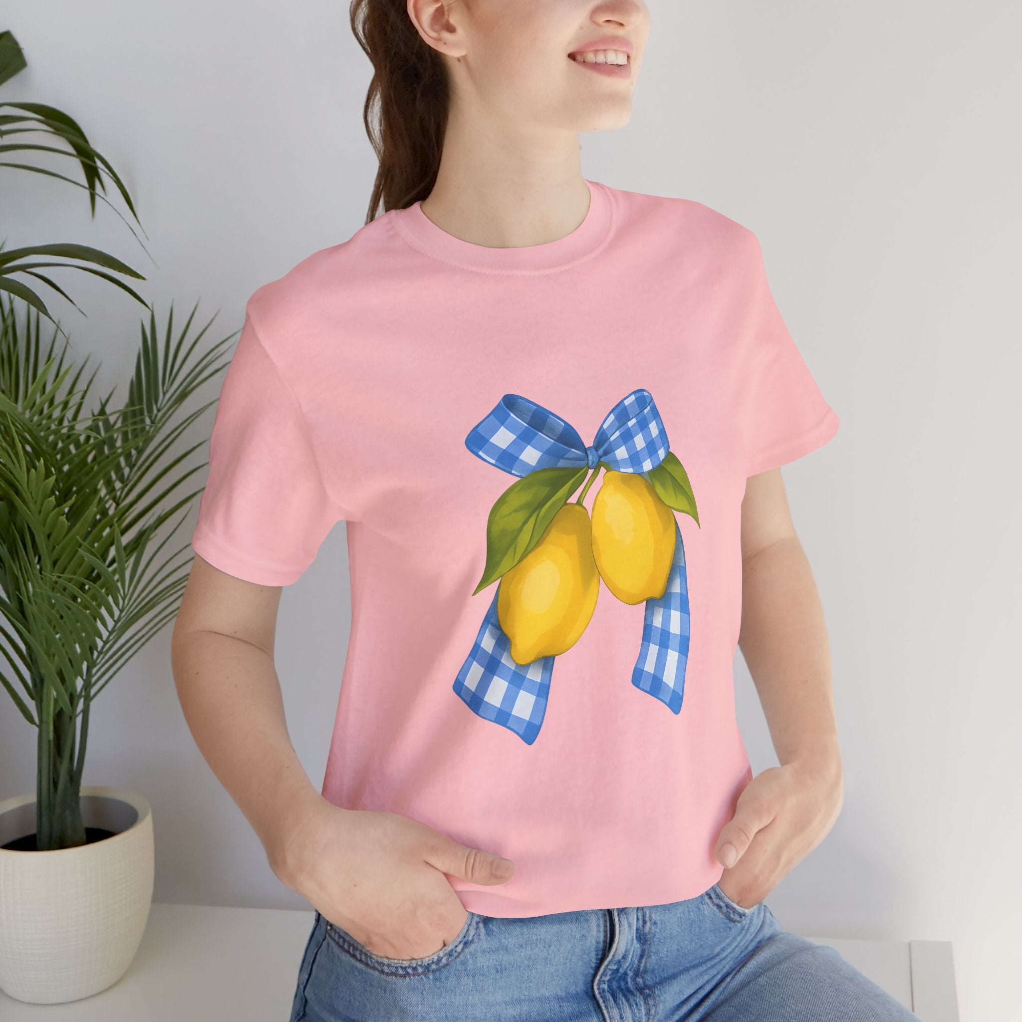 Lemon Blossom Unisex Tee - Summer Vibes, Farmhouse Style, Gifts for Her, Casual Wear, Garden Party Attire