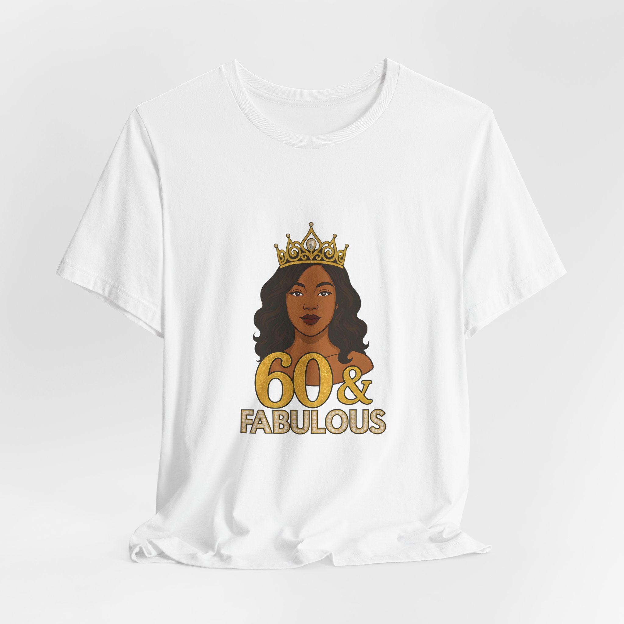 60 & Fabulous Unisex Tee, Birthday Gift Tee, Women's Celebration Shirt, Fun Milestone Birthday Apparel, Perfect for 60th Birthday Party