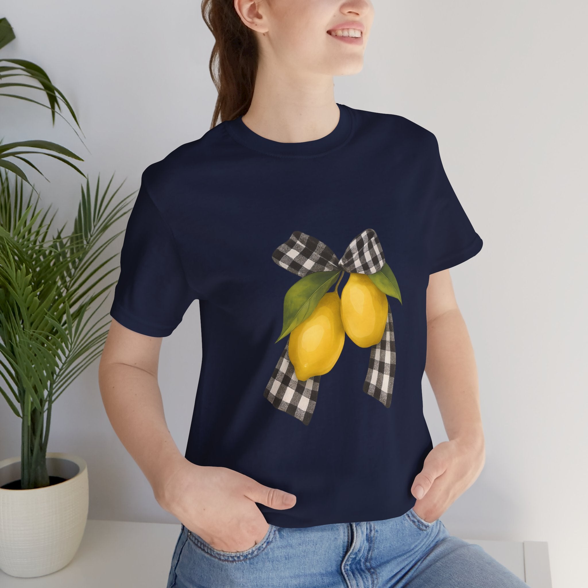 Lemon Print Unisex Tee - Perfect for Summer Parties, Gifts, Everyday wear, Festivals, and Home Decor