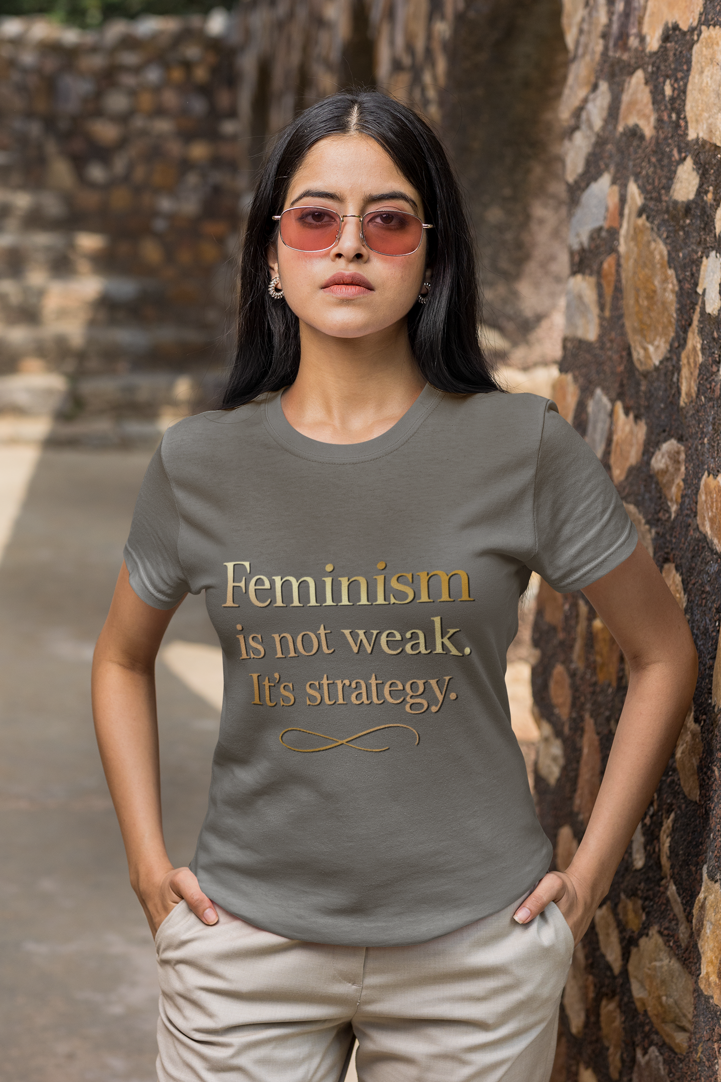 Feminism Is Not Weak Tee Bold Feminist Statement Shirt