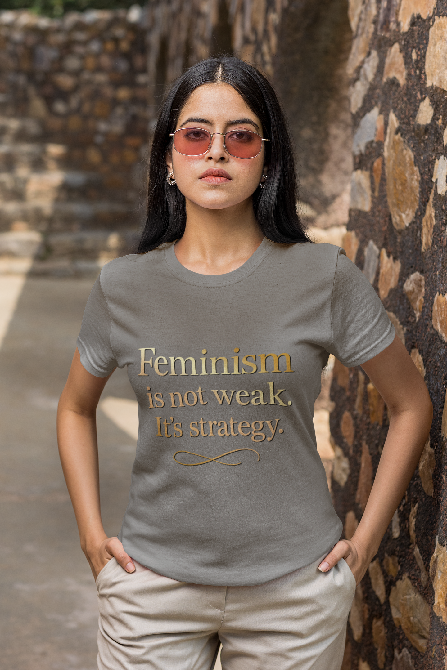 Feminism Is Not Weak Tee Bold Feminist Statement Shirt