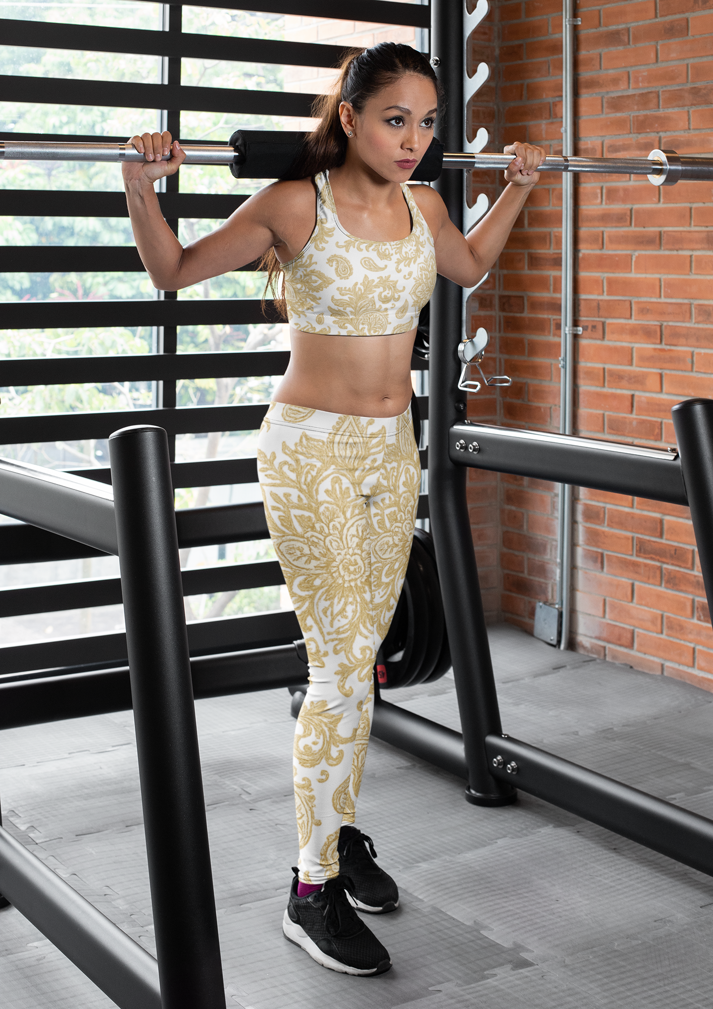 Boho Mandala Art Sports Bra for Active Women, Stylish Workout Top, Yoga Bra, Fitness Apparel, Unique Activewear