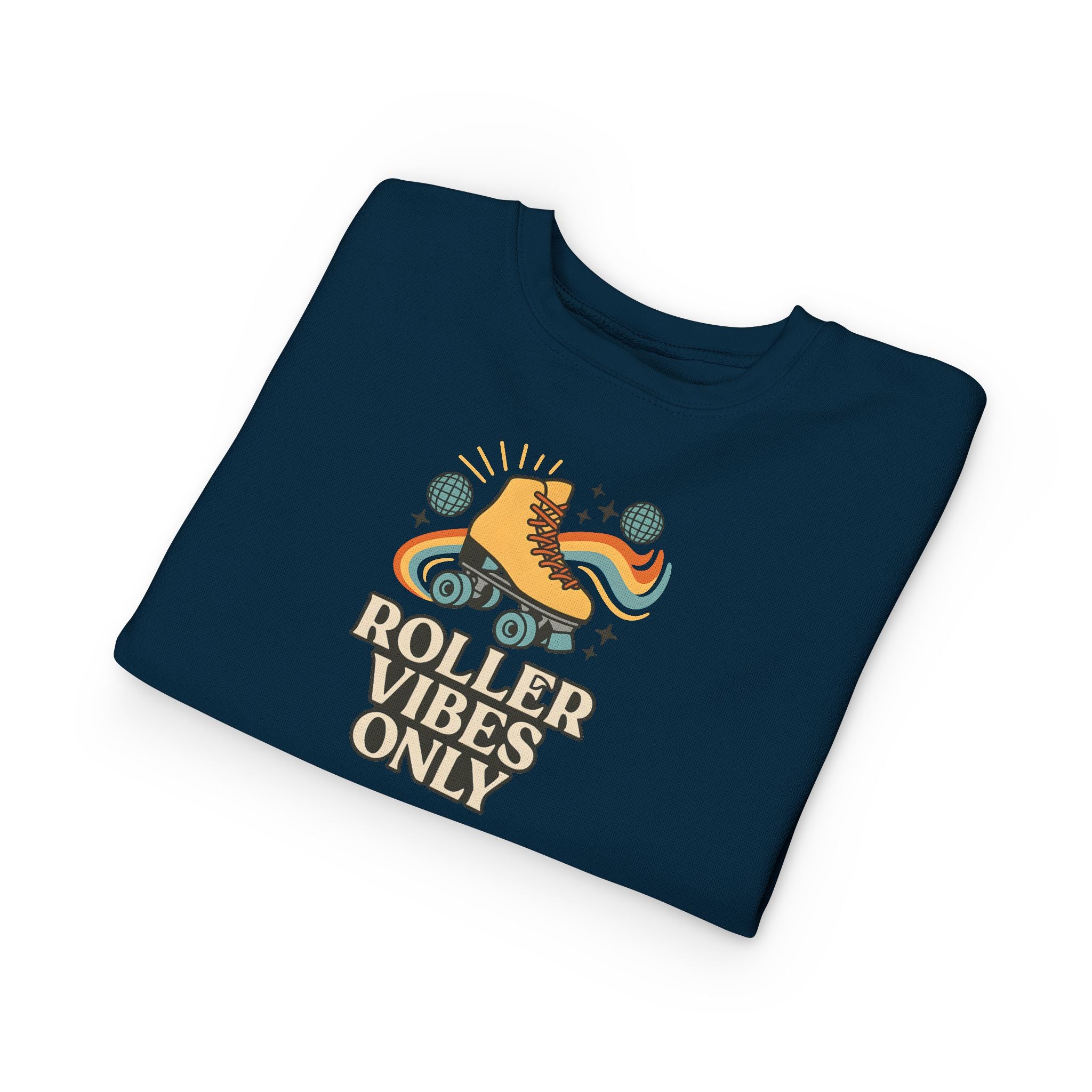 Toddler Roller Skating Sweatshirt, Cozy Toddler Hoodie, Skate Vibes Gift, Trendy Kids Apparel, Retro Roller Rink Style