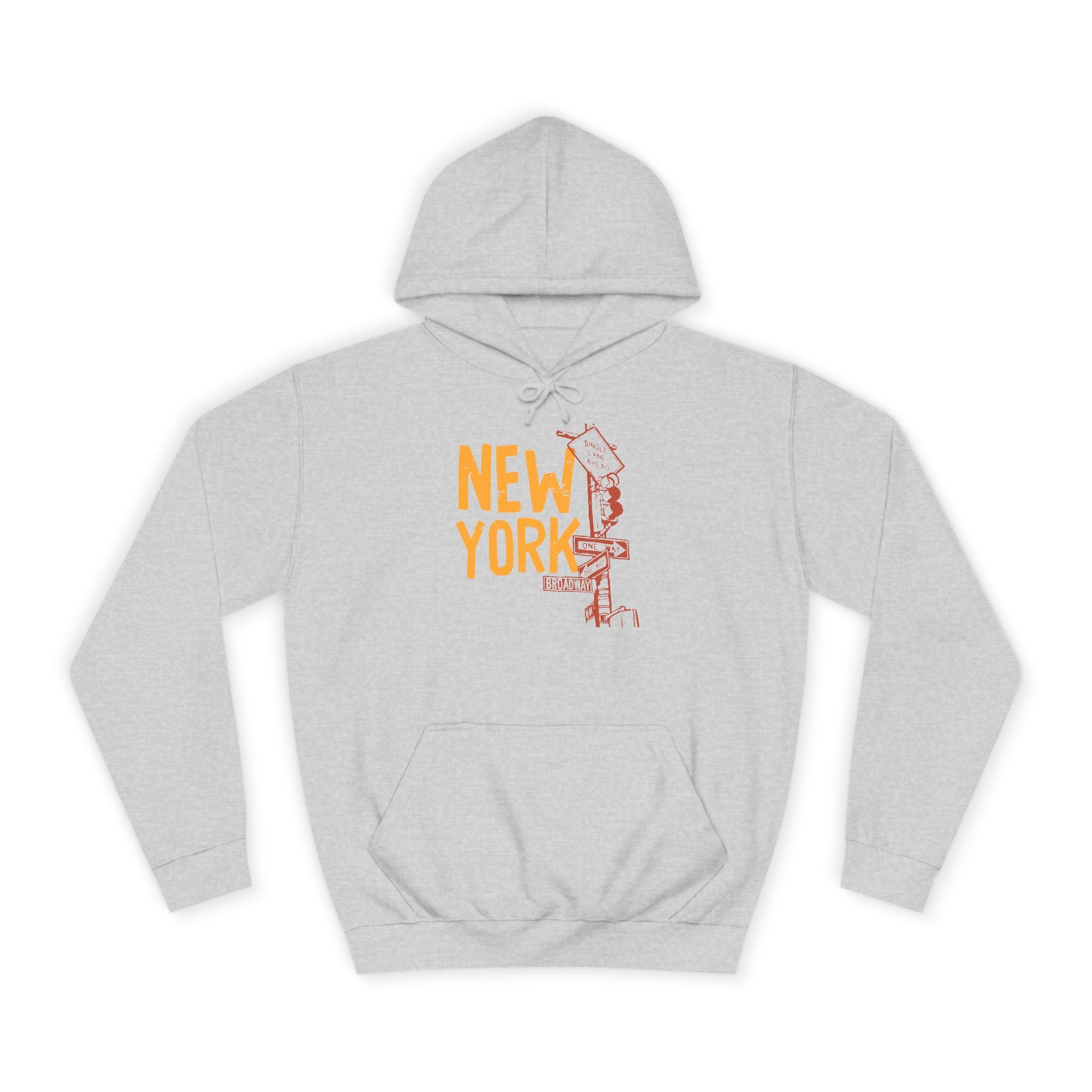 New York College Hoodie, Unisex Casual Sweatshirt, Urban Apparel, Gift for Students, Perfect for College Life, Travel Outfit