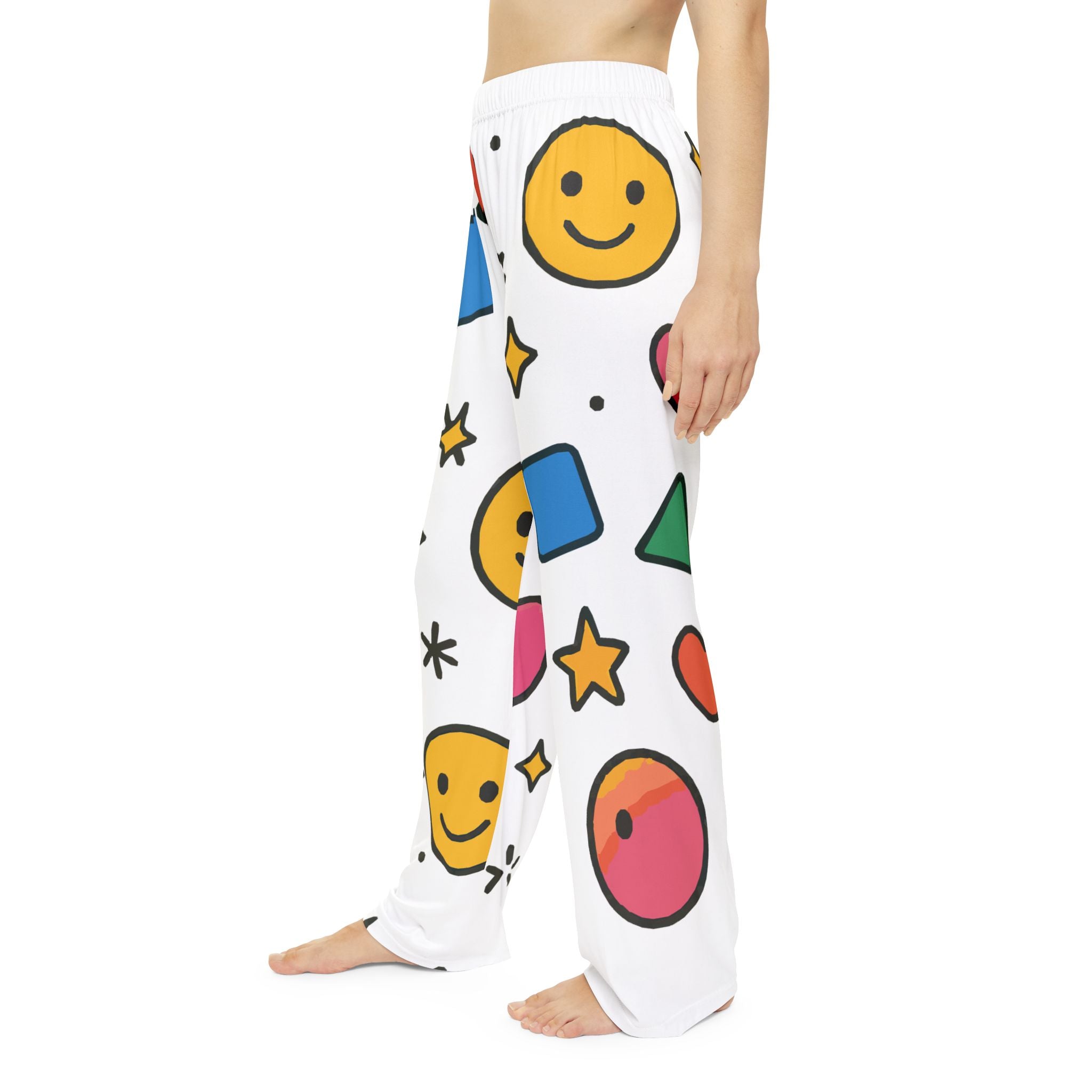 Colorful Women's Pajama Pants - Fun Print for Casual Nights, Sleepwear, Loungewear, Gift for Her, Cheerful PJs