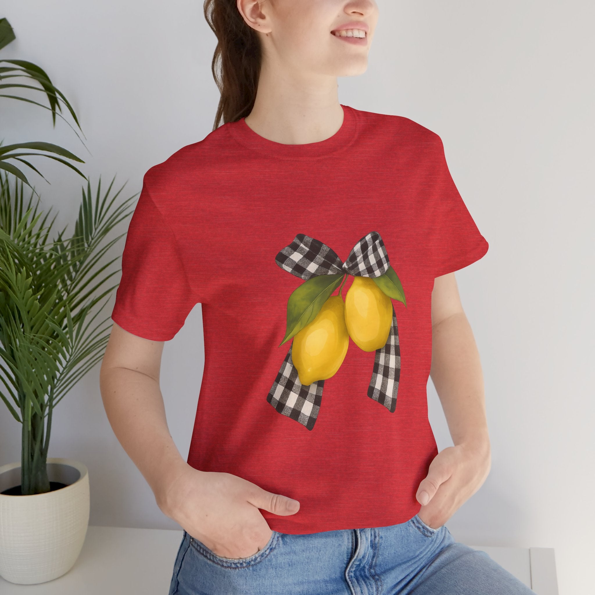 Lemon Print Unisex Tee - Perfect for Summer Parties, Gifts, Everyday wear, Festivals, and Home Decor