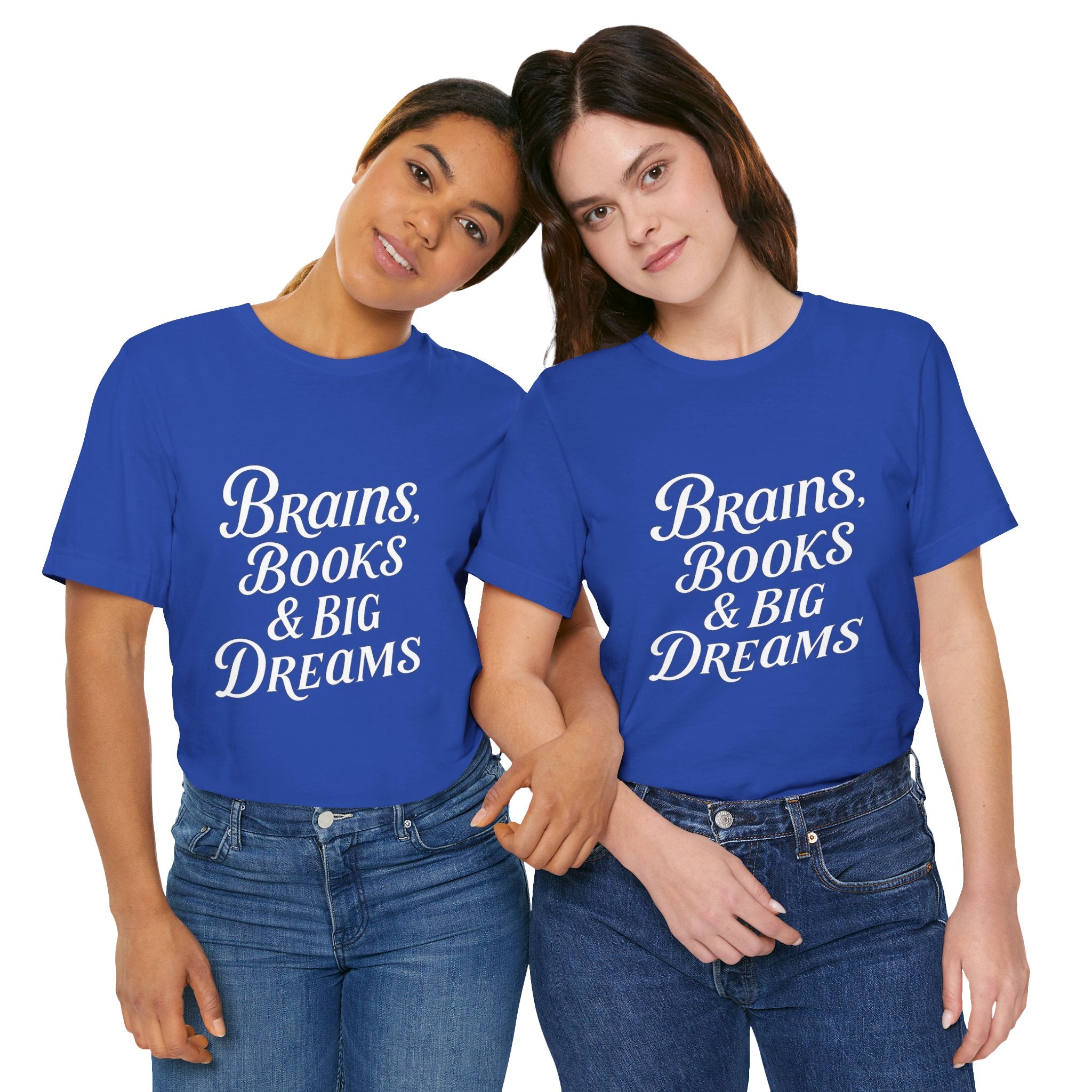 Brainiac Tee, Book Lover Shirt, Big Dreams T-Shirt, Unisex Graphic Top, Intellectual Clothing