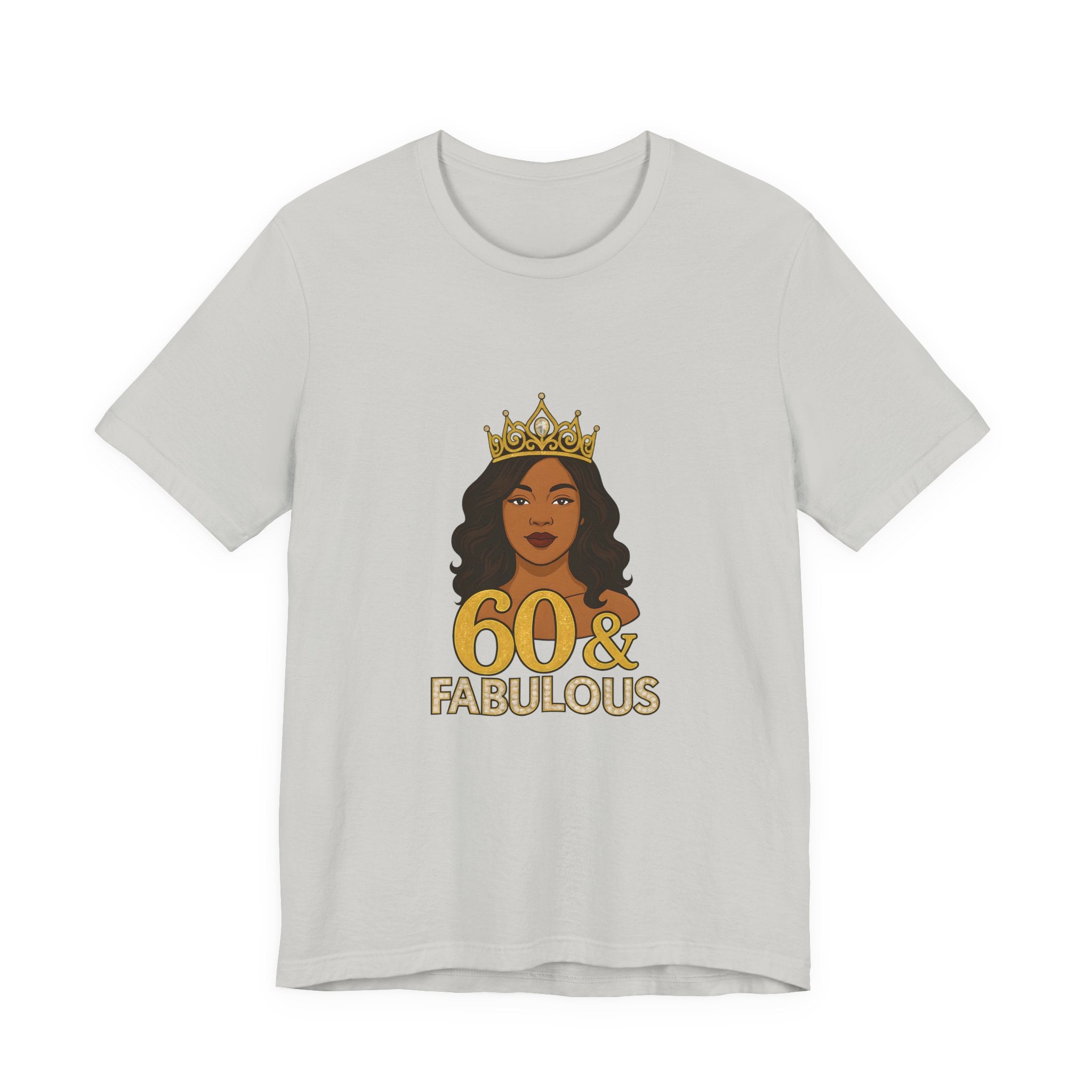 60 & Fabulous Unisex Tee, Birthday Gift Tee, Women's Celebration Shirt, Fun Milestone Birthday Apparel, Perfect for 60th Birthday Party