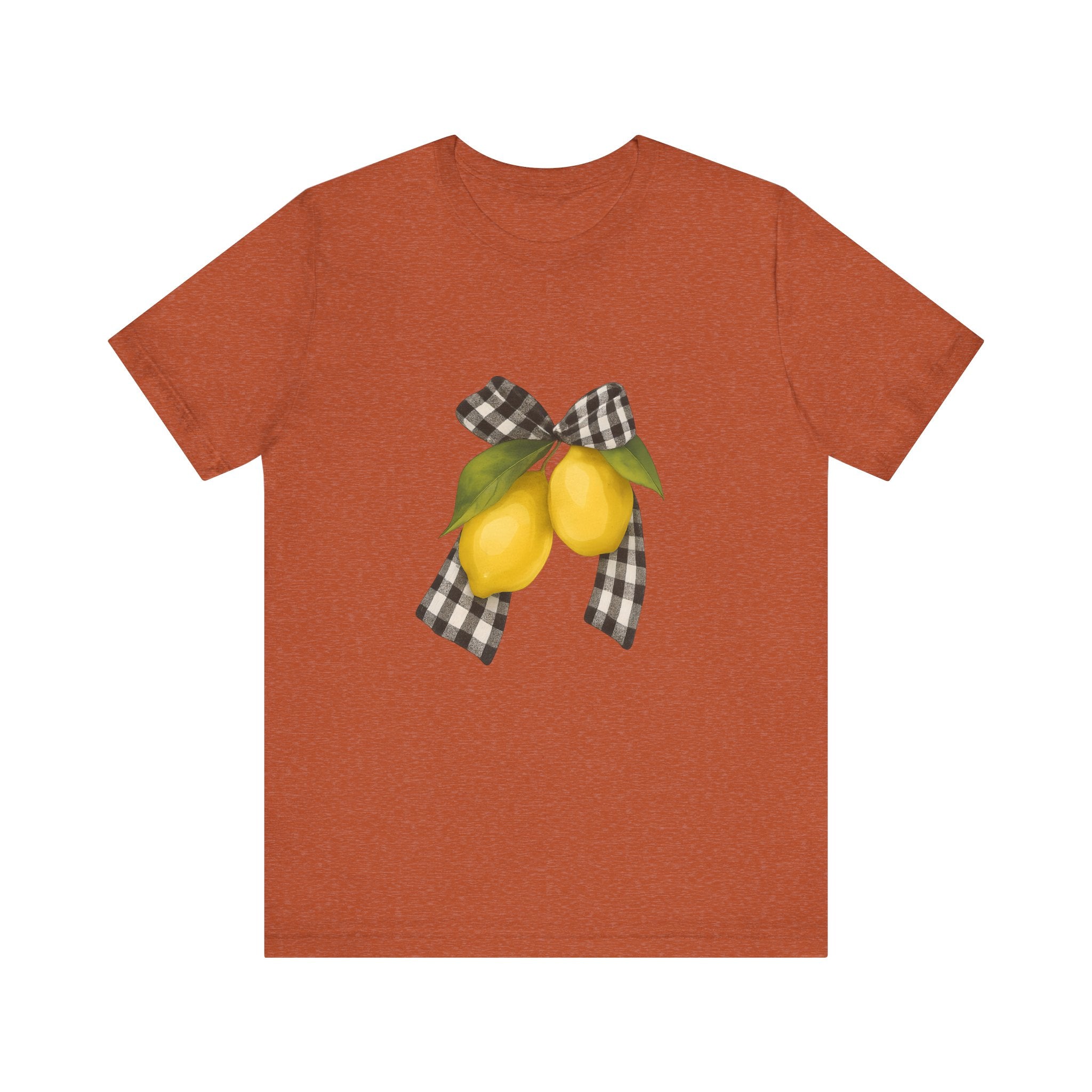 Lemon Print Unisex Tee - Perfect for Summer Parties, Gifts, Everyday wear, Festivals, and Home Decor