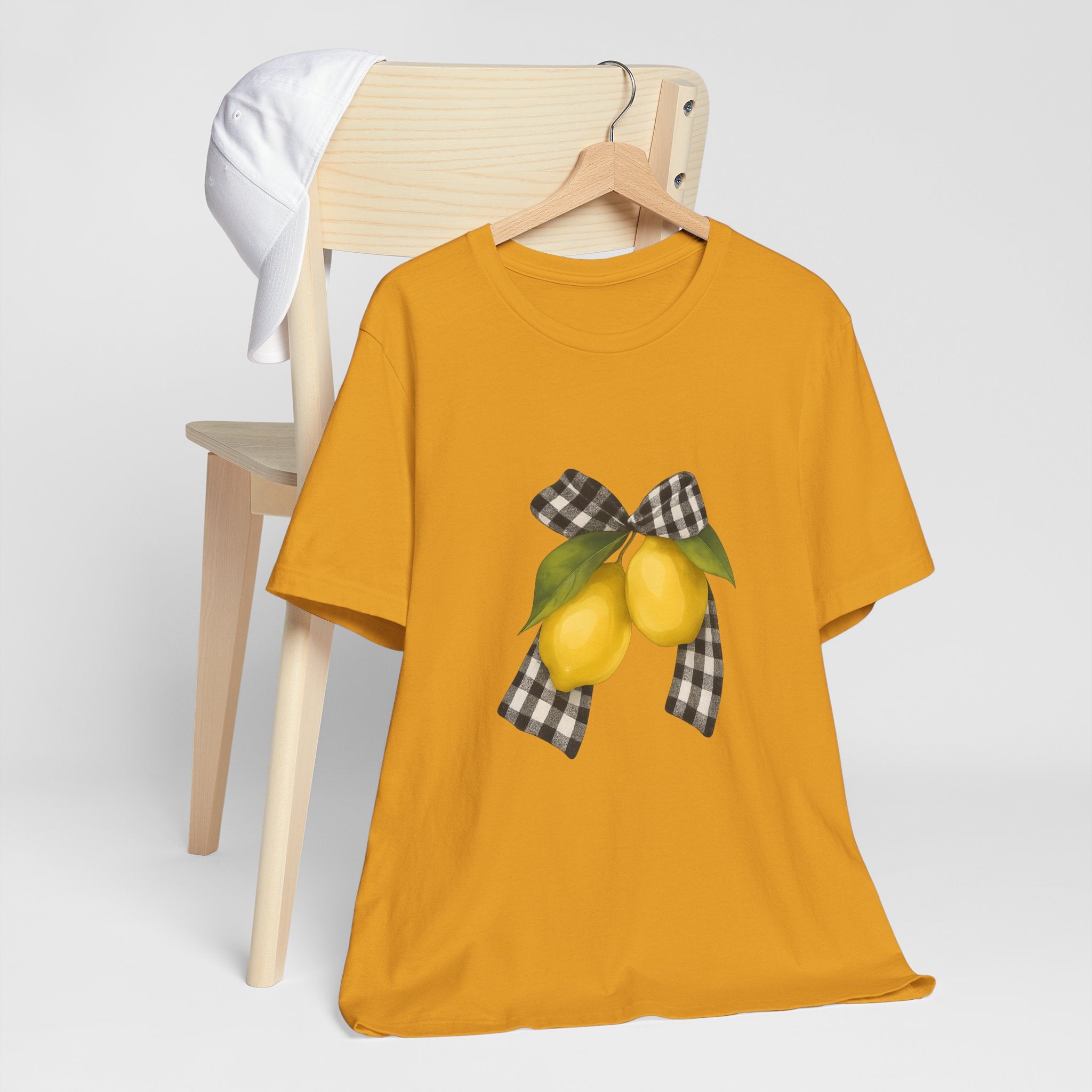 Lemon Print Unisex Tee - Perfect for Summer Parties, Gifts, Everyday wear, Festivals, and Home Decor