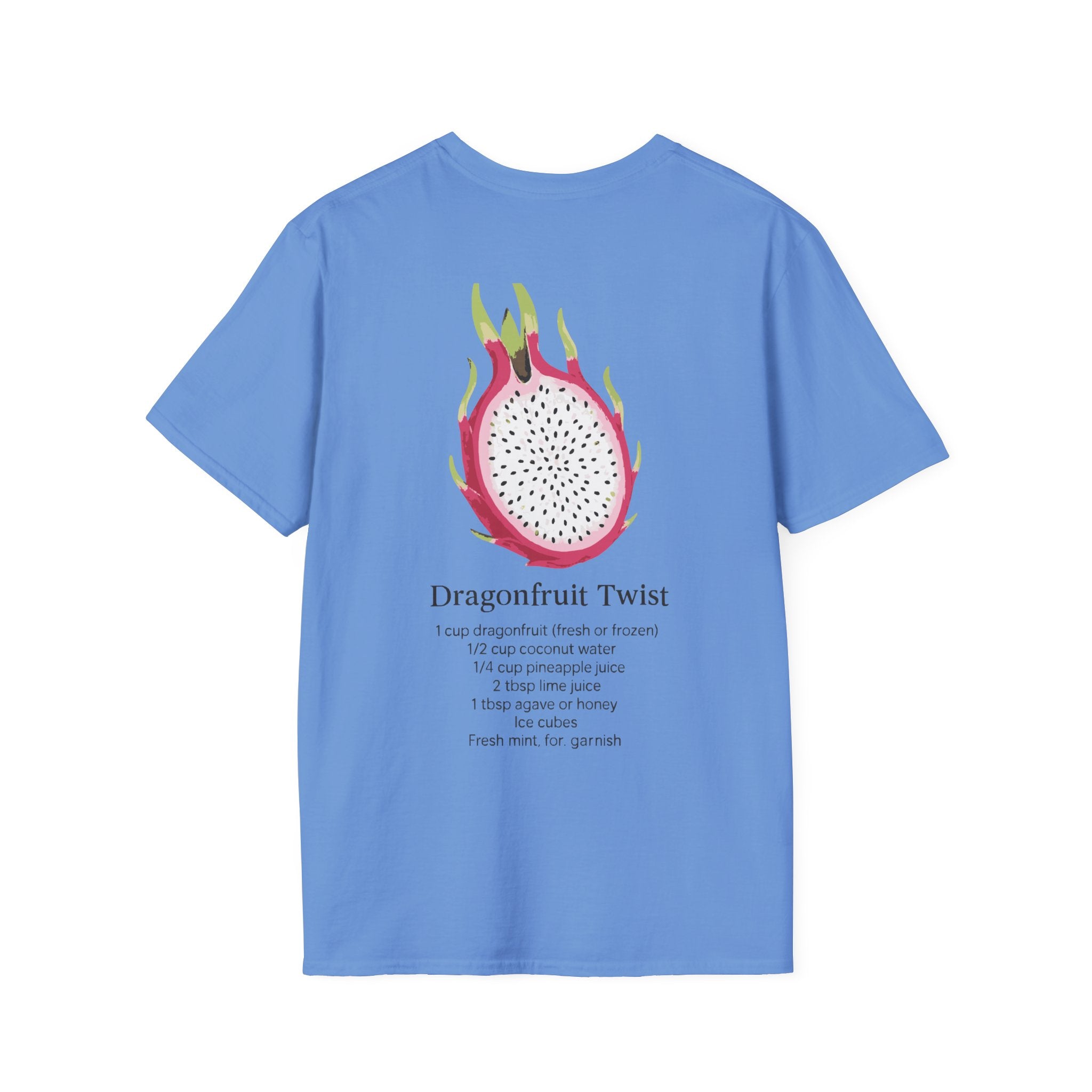 T-Shirt with Dragonfruit Design, Fun Summer Tee, Gift for Fruit Lovers, Cute Casual Wear, Vacation Outfit, Foodie Fashion