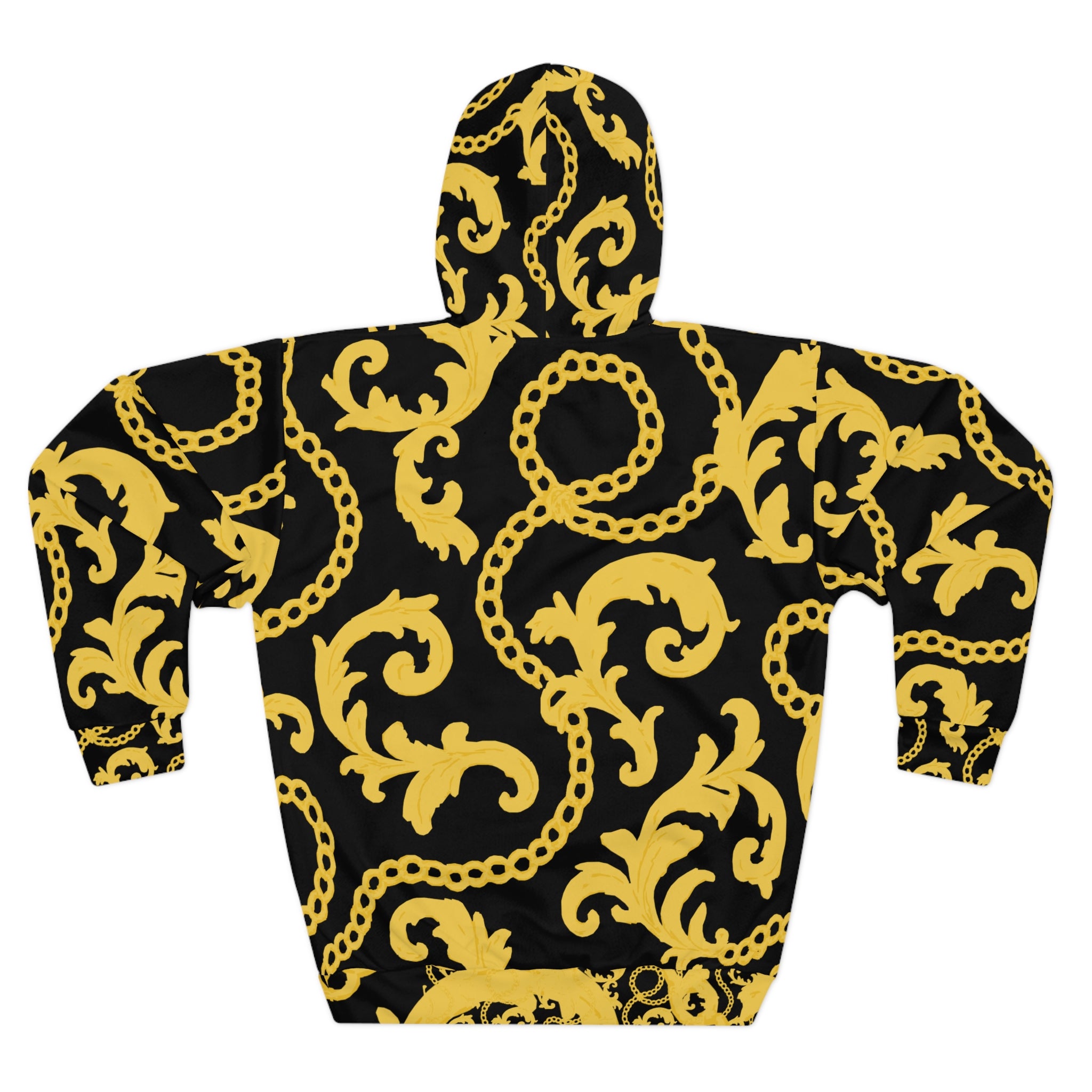 Soft Life Glam Chains Unisex Hoodie Sweatshirt, Trendy Casual Streetwear, Cozy Lounge Wear, Fashionable Urban Apparel, Stylish Weekend