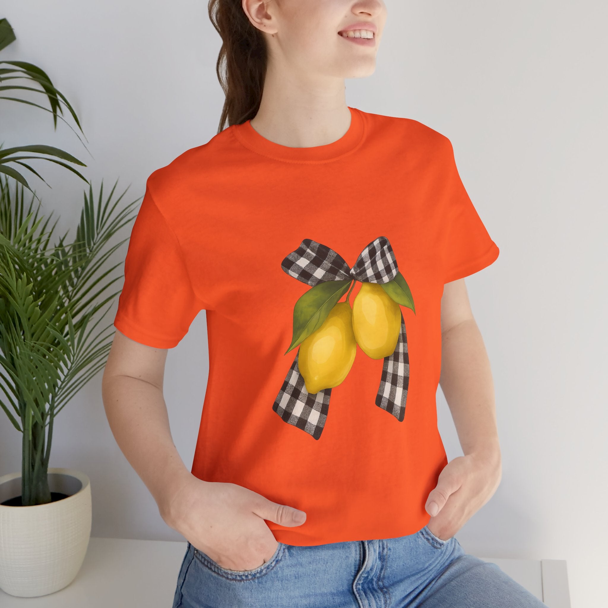 Lemon Print Unisex Tee - Perfect for Summer Parties, Gifts, Everyday wear, Festivals, and Home Decor