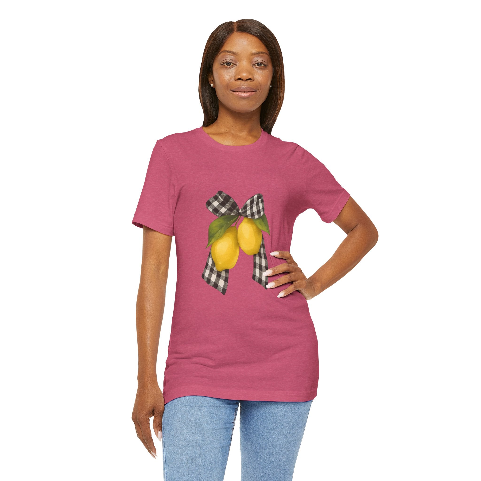 Lemon Print Unisex Tee - Perfect for Summer Parties, Gifts, Everyday wear, Festivals, and Home Decor