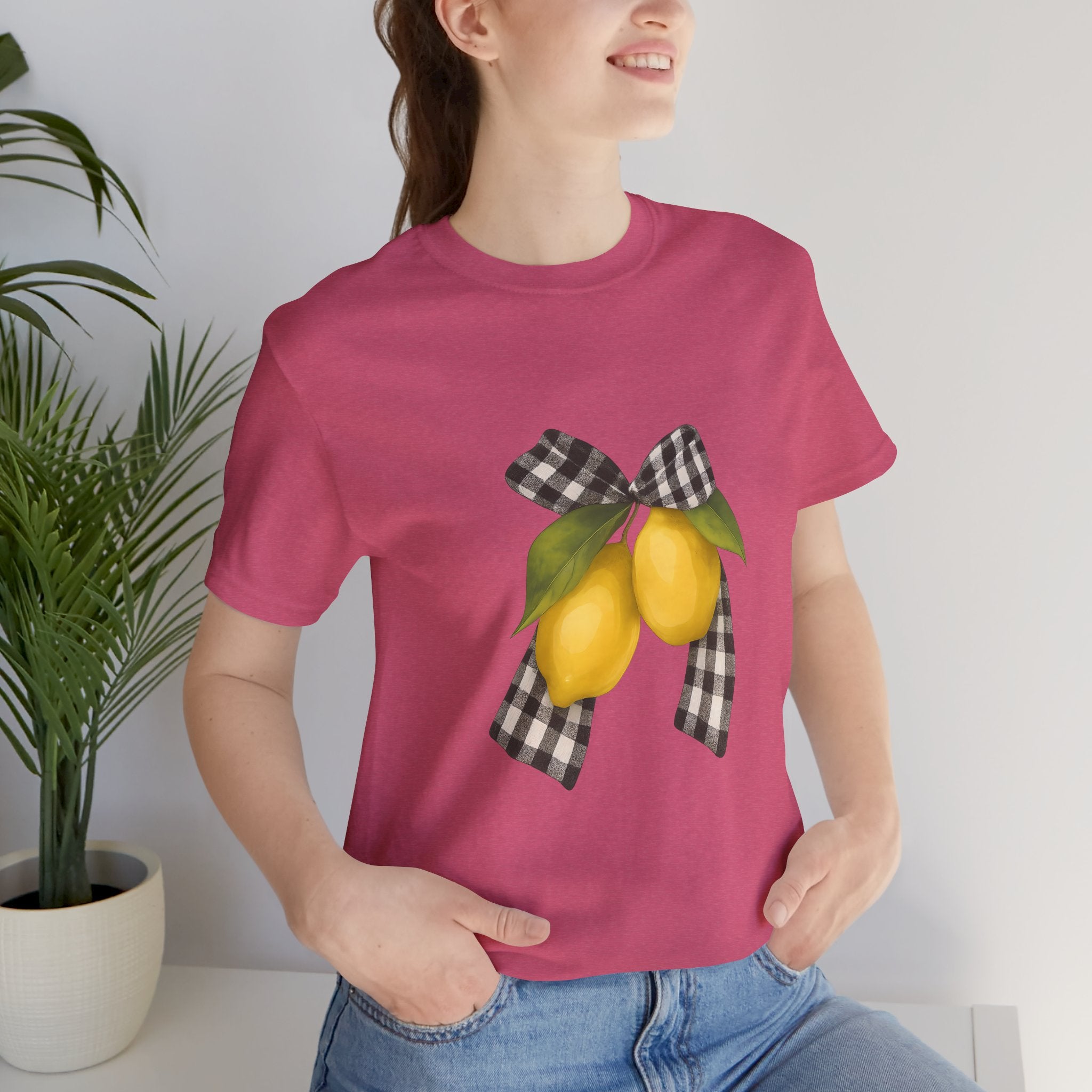 Lemon Print Unisex Tee - Perfect for Summer Parties, Gifts, Everyday wear, Festivals, and Home Decor