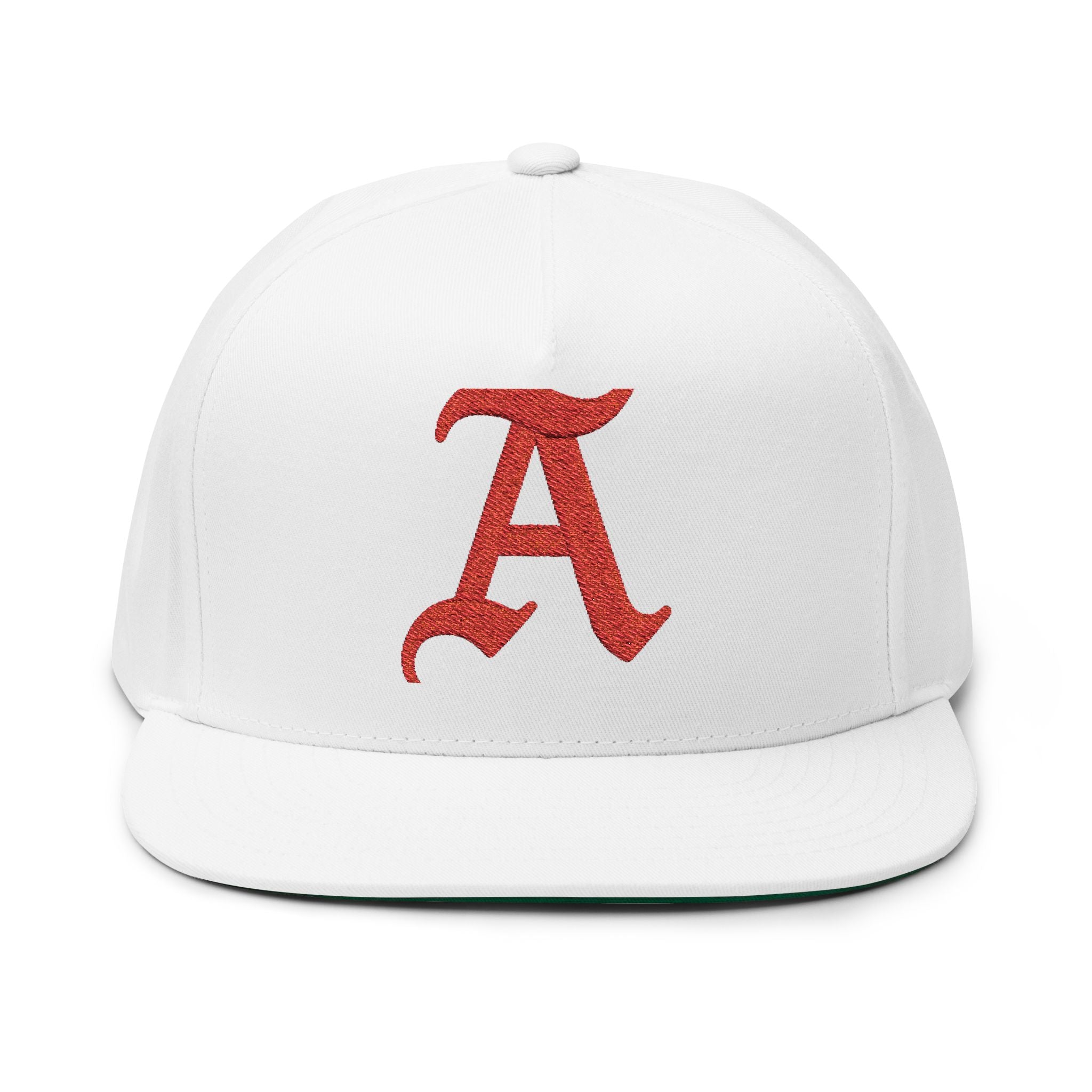 Stylish Embroidered Flat Bill Cap - Customizable, Trendy Hat for Everyday Use, Sports, Gifts, and Festivals